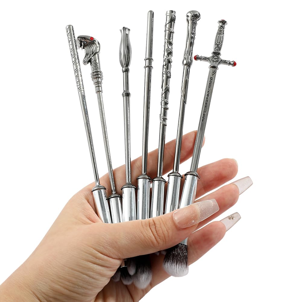 Potter Makeup Brushes Harry Gifts Comb Mirror With Gift Box For Eyeshadow Eyebrows Eyeliner Lips Concealer Contouring Highlighte