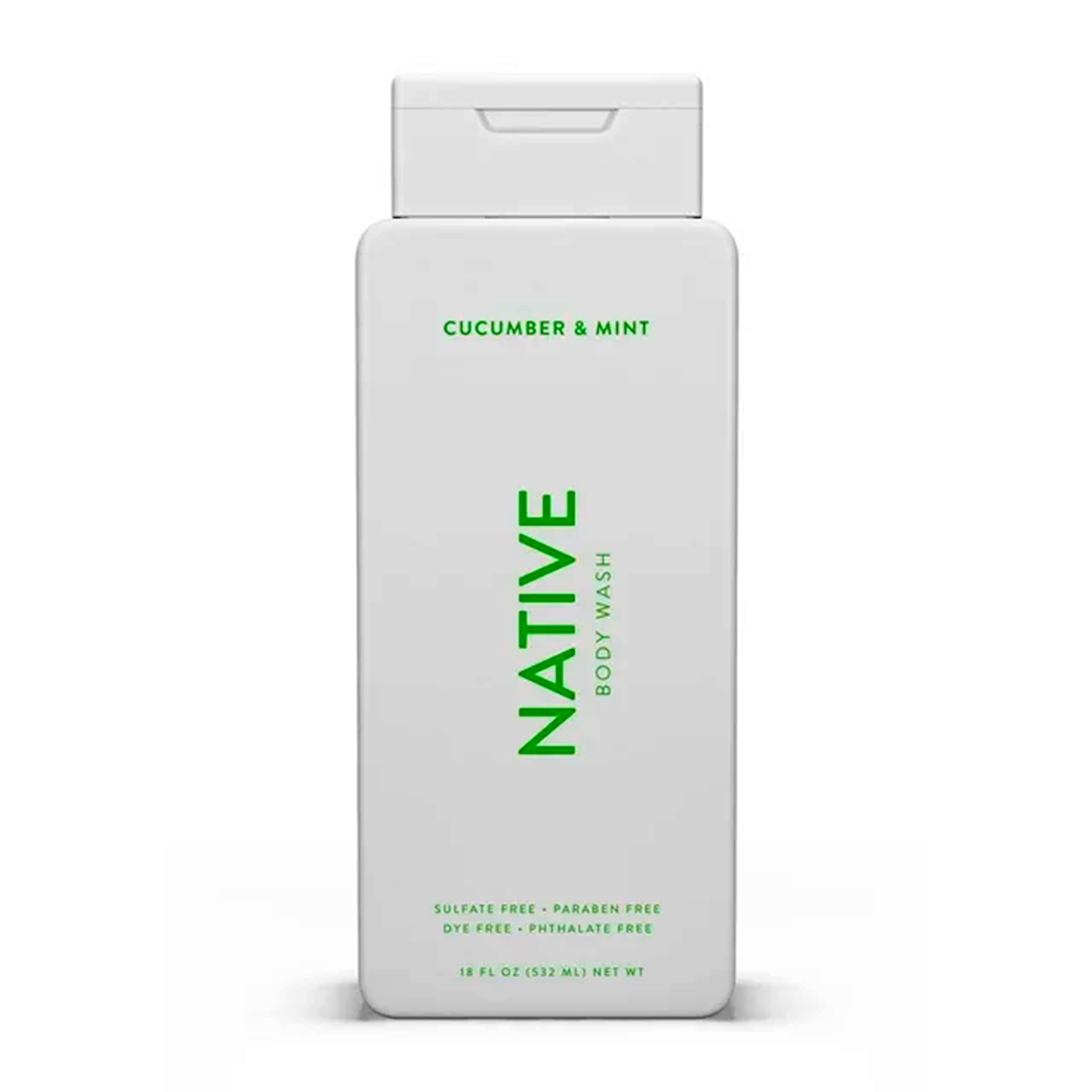 Native Body Wash Cucumber & Mint - 18 fl oz, Pack of 2