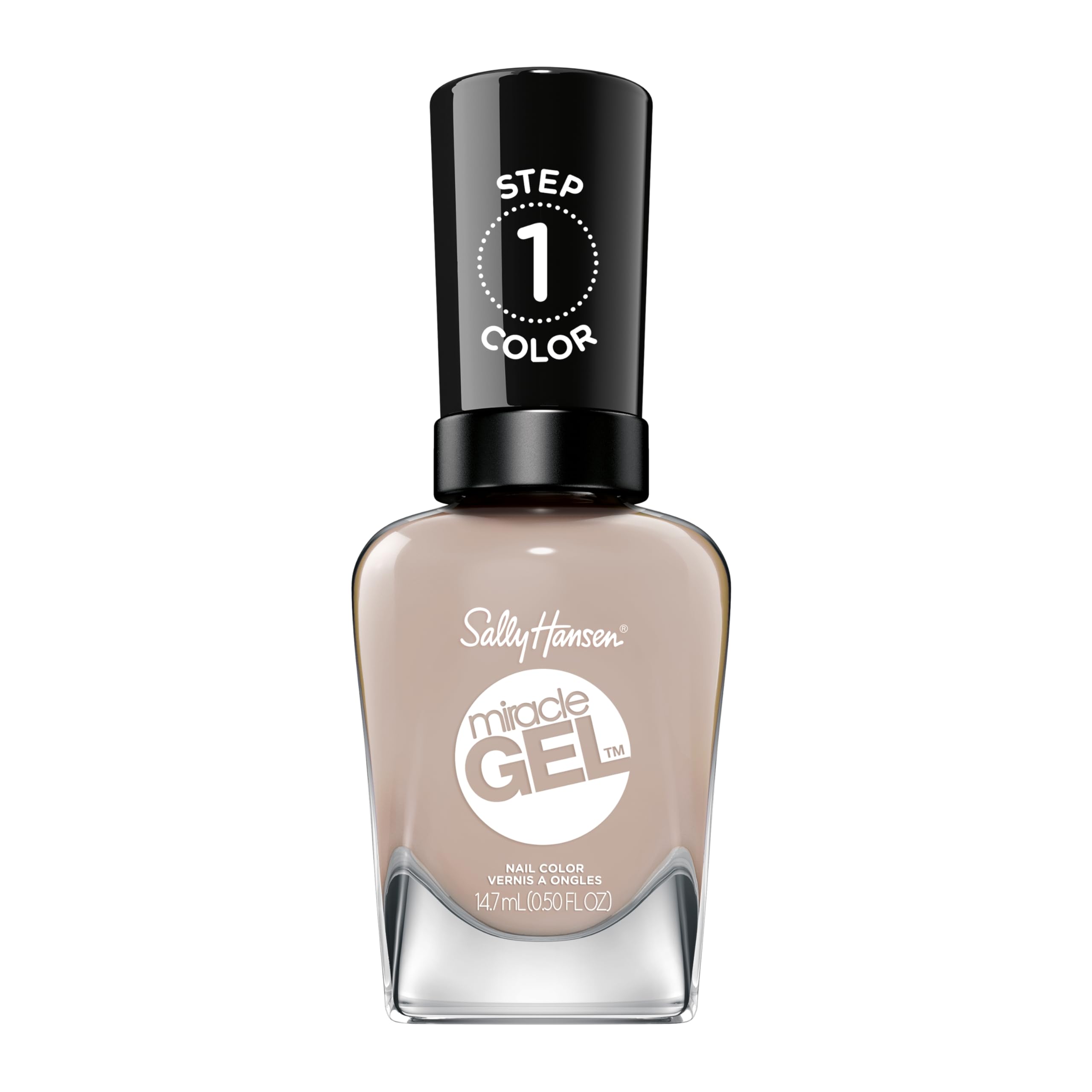Miracle Gel - 212 Mocha Me Crazy By Sally Hansen For Women - 0.5 Oz Nail Polish