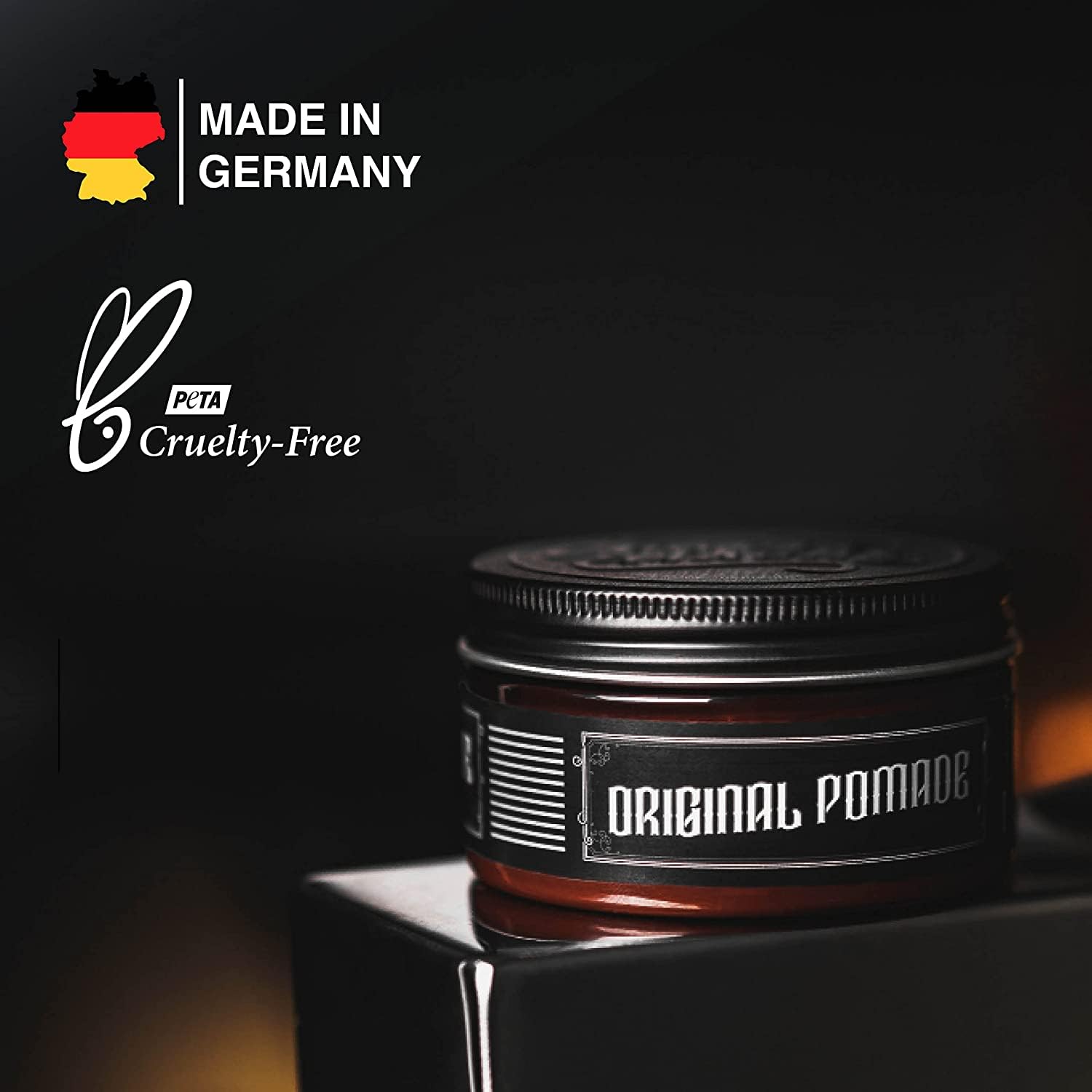 Charlemagne Original Pomade - Hair Pomade for Men - Developed by Barbers, Made in Germany - Perfect Hold & Shiny Finish - Hair W