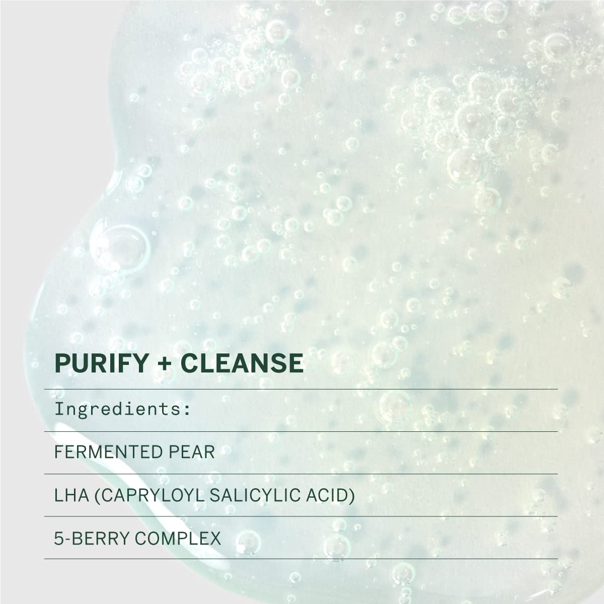 FACETORY Urban Calm Gel Cleanser Mini Travel Size 30ml - Korean Skincare Face Wash - Hydrating with Fermented Pear & Capryloyl S