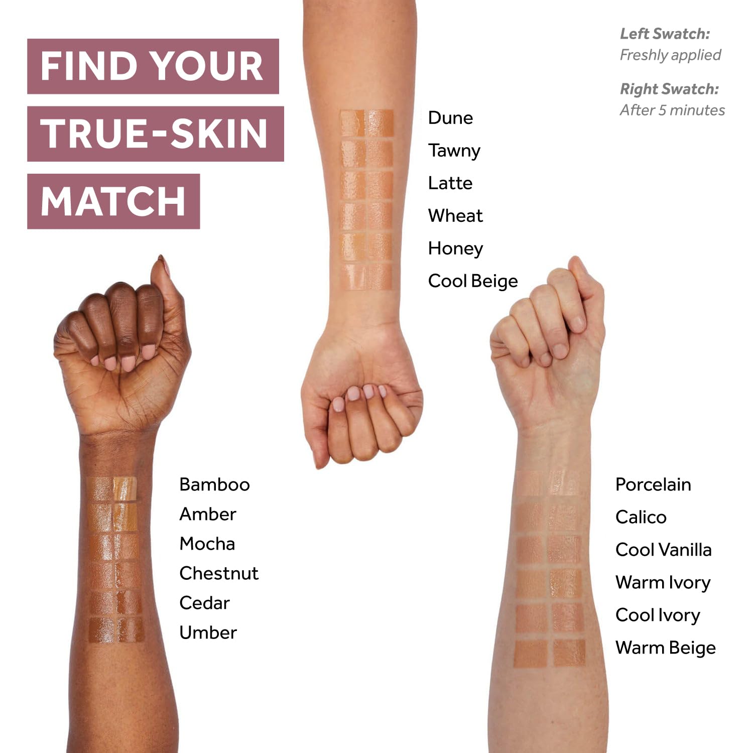 No7 Restore & Renew Multi Action Serum Foundation - Wheat - Liquid Foundation Makeup With Vitamin C, Vitamin E & Collagen For Fa
