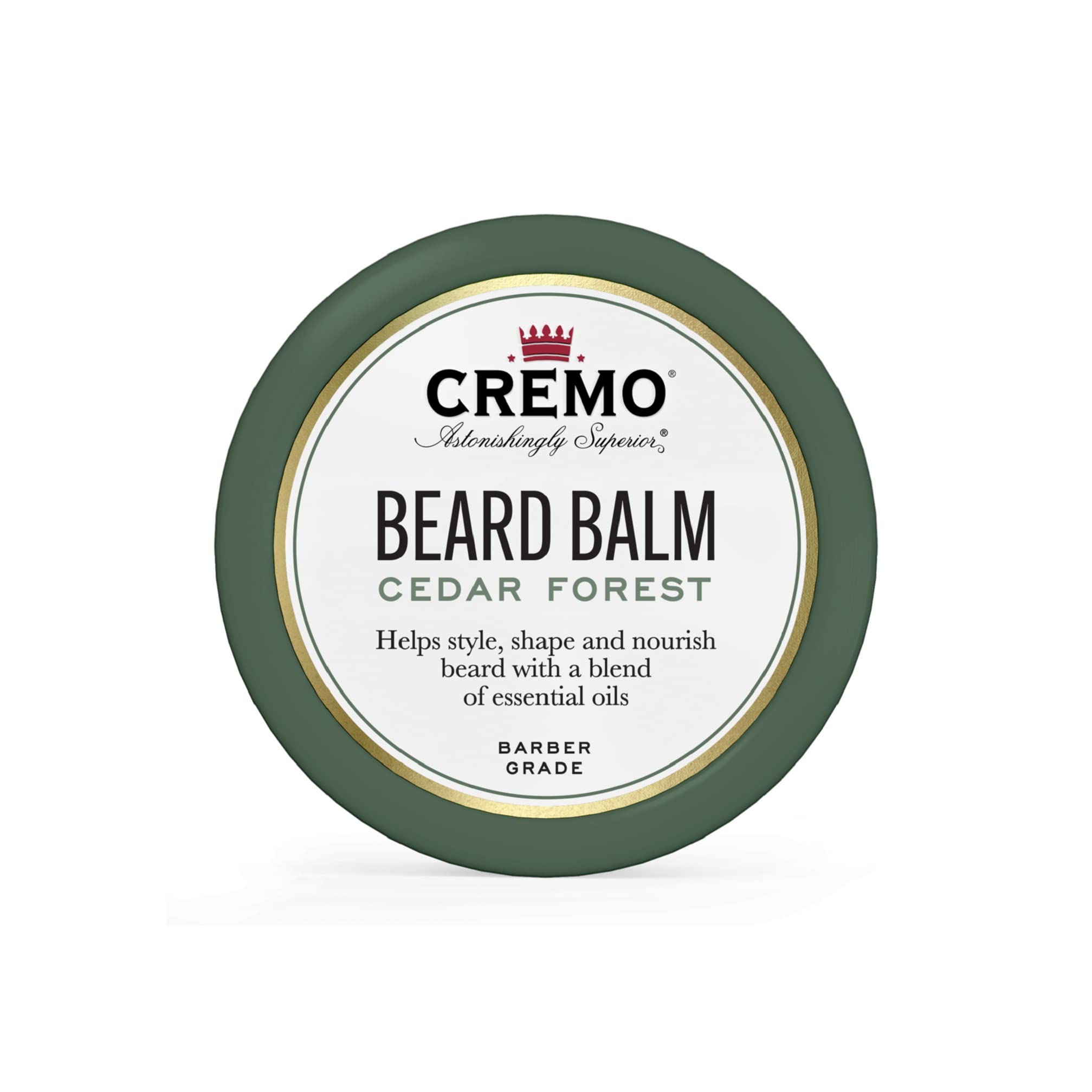 Cremo Styling Beard Balm, Forest Blend, Nourishes, Shapes And Moisturizes All Lengths Of Facial Hair, 2 Ounce (Packaging May Var