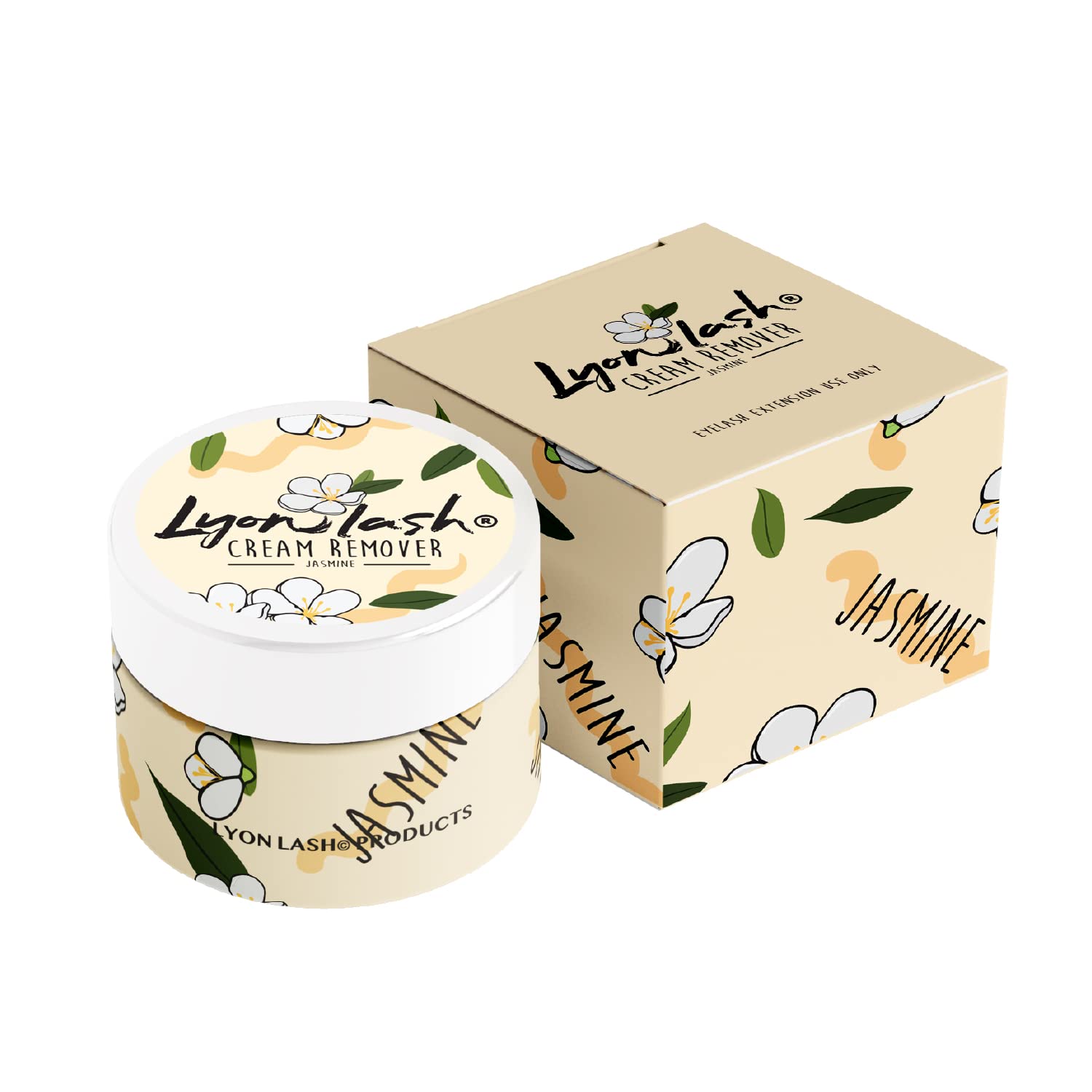 LyonLash Pro Gentle Cream Remover 15g 0.51fl. oz | Removes Eyelash Extension Glue Effectively| Low Irritation for Sensitive Skin