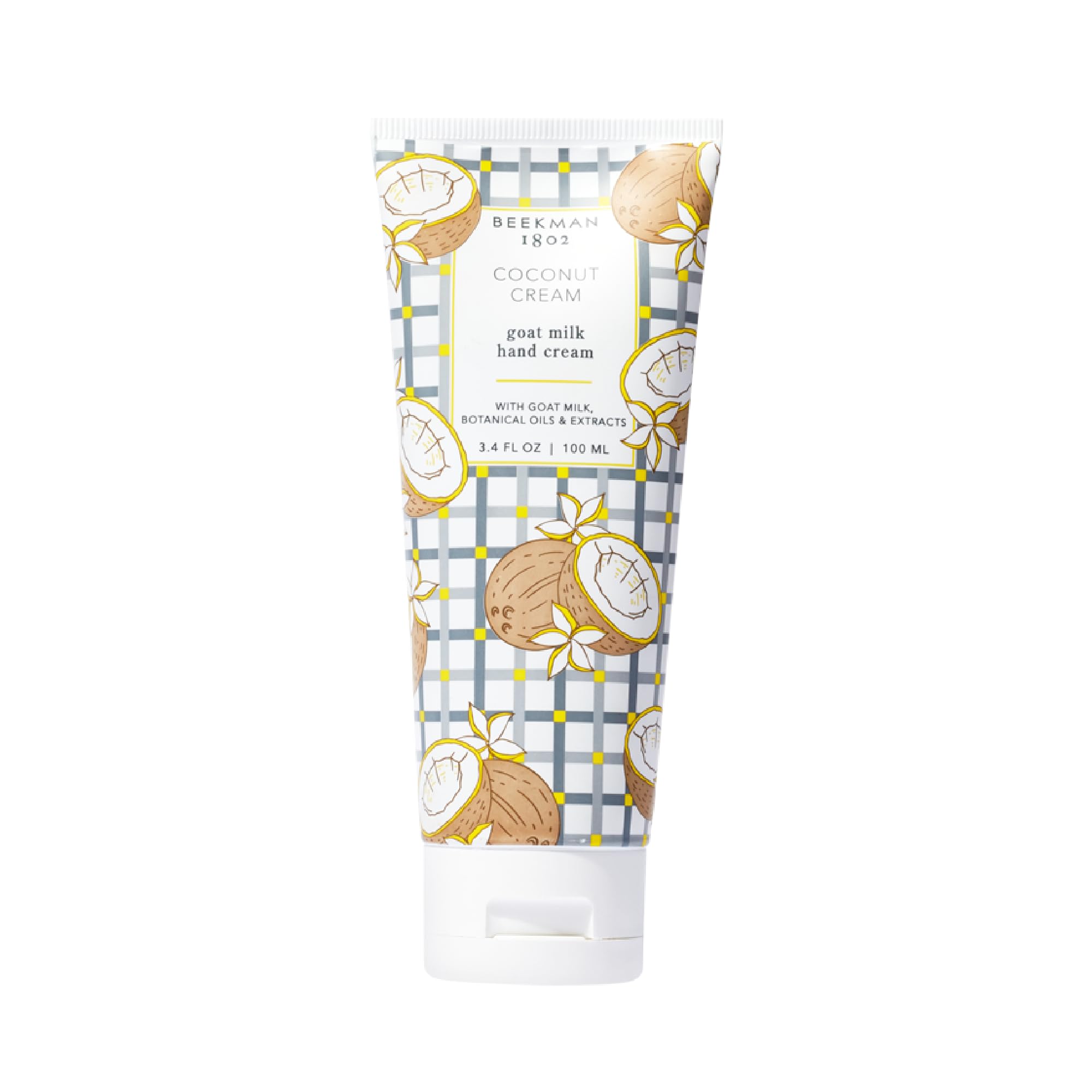 Beekman 1802 Coconut Cream Hand Cream - Scented - 3.4 fl oz - Nourishes, Hydrates & Repairs - With Shea Butter & Glycerin - Non-