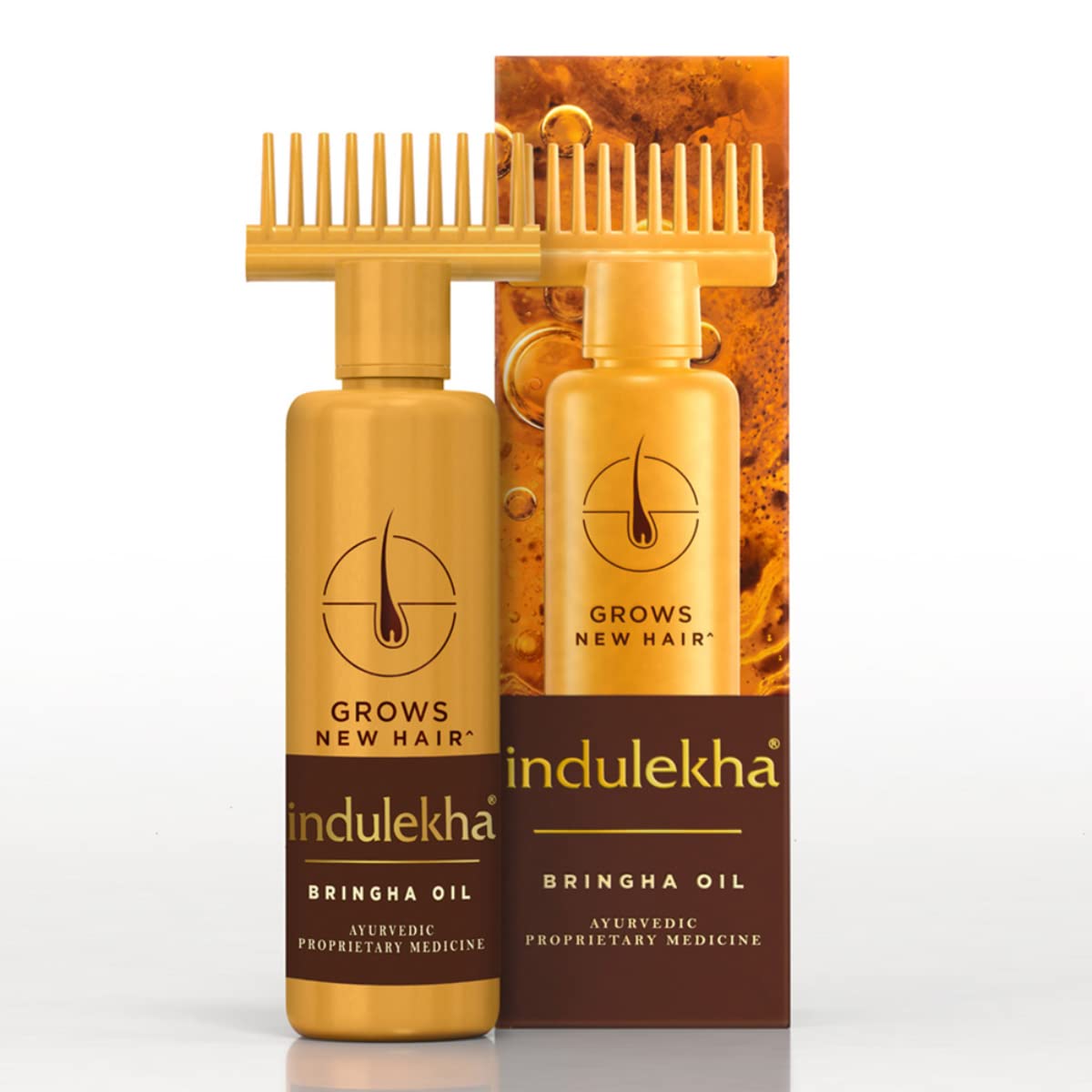 Indulekha Bringha Oil|| Reduces Hair Fall And Grows New Hair|| 100% Ayurvedic Oil|| 250Ml
