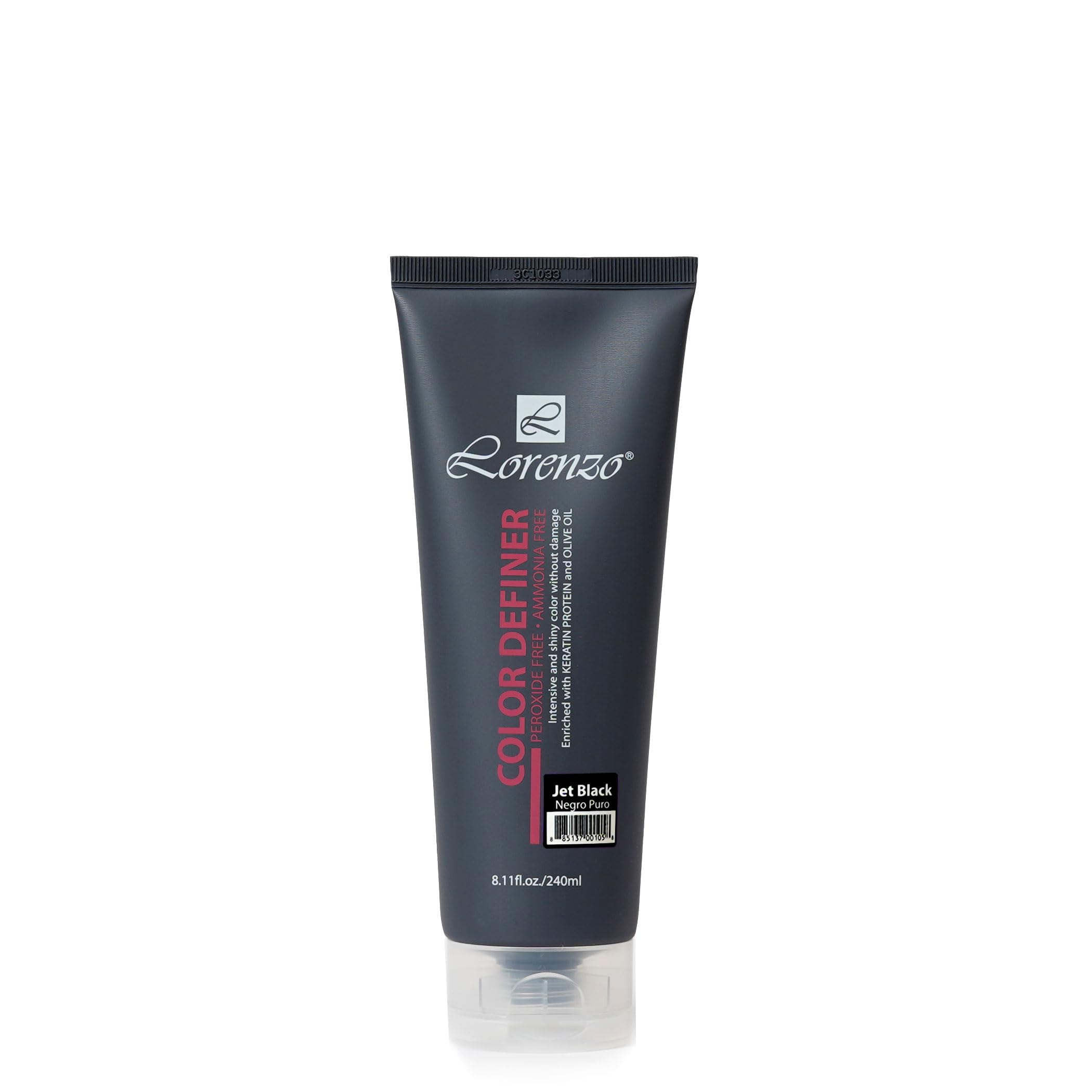 L Lorenzo Color Definer Cellophane 8.11fl.oz/240ml | Peroxide & Ammonia Free | Glossy hair Brilliant color without Damaged Hair 