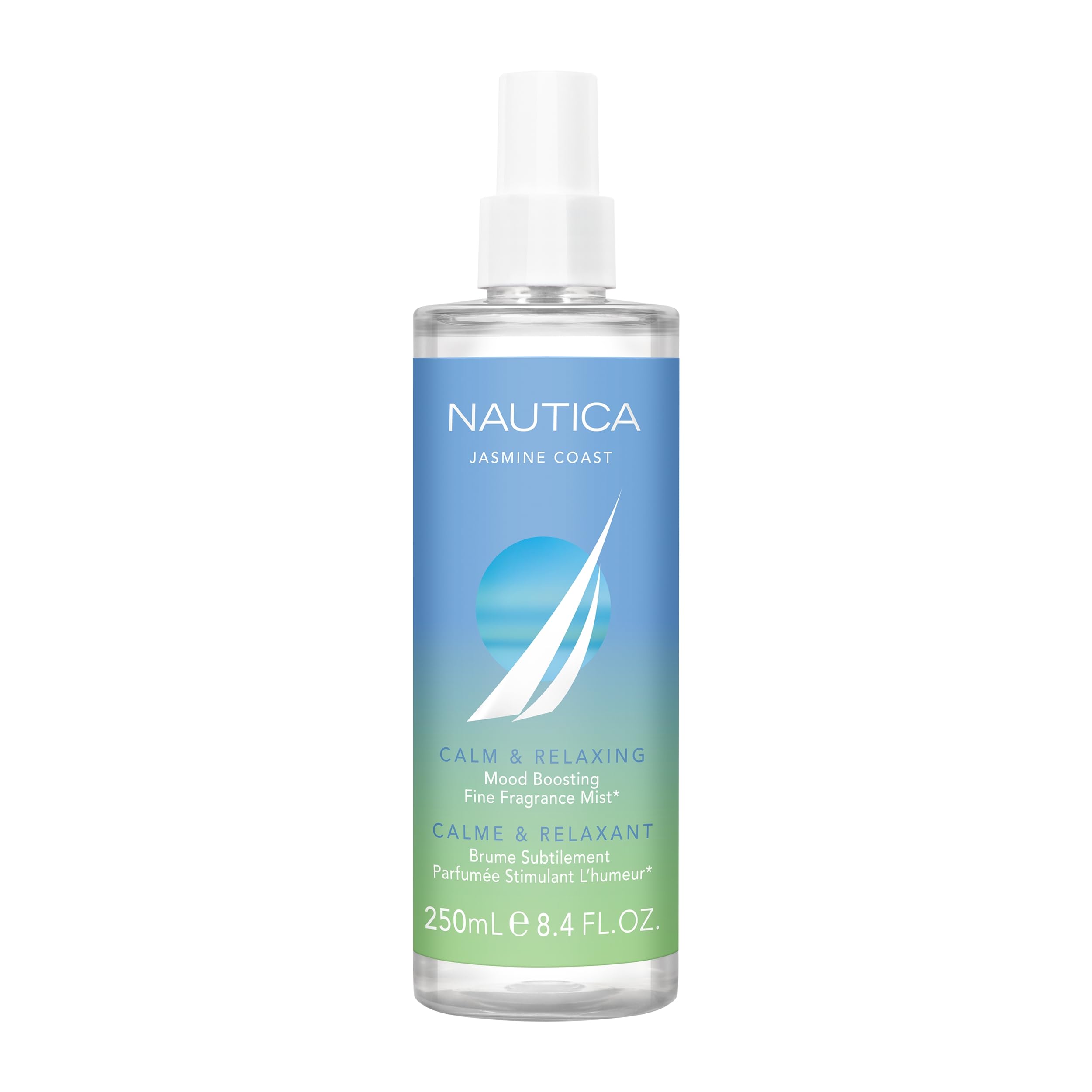 Nautica for Her Jasmine Coast Body Mist, 8.4 Fl Oz (Pack of 1), Notes of Pear, Jasmine, and Musk, Women's Fragrance, Long Lastin