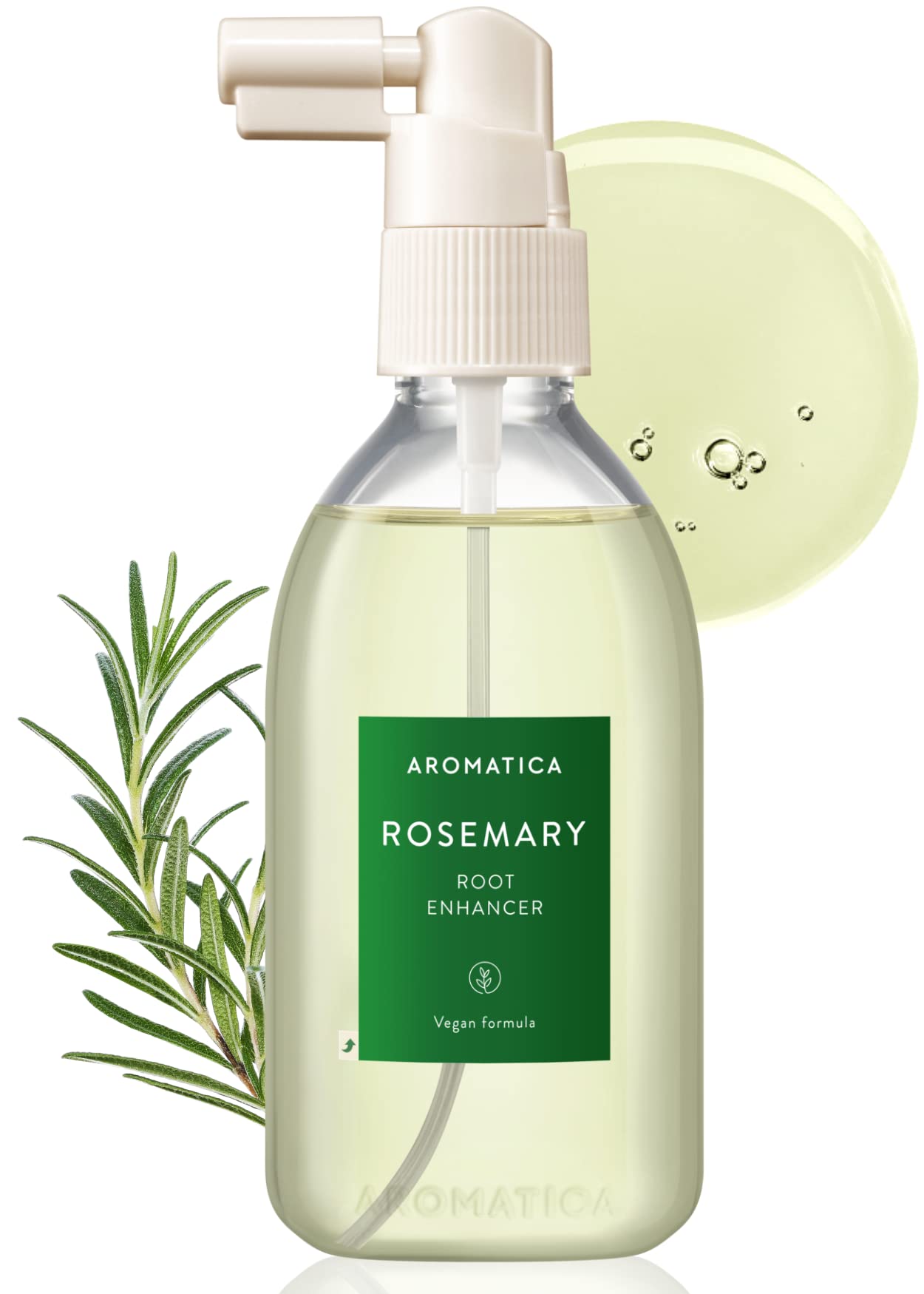 AROMATIcA Rosemary Root Enhancer 338oz  100ml - Scalp Nourishing Spray with Food-graded Rosemary Essential Oil - Relieves Itchy,
