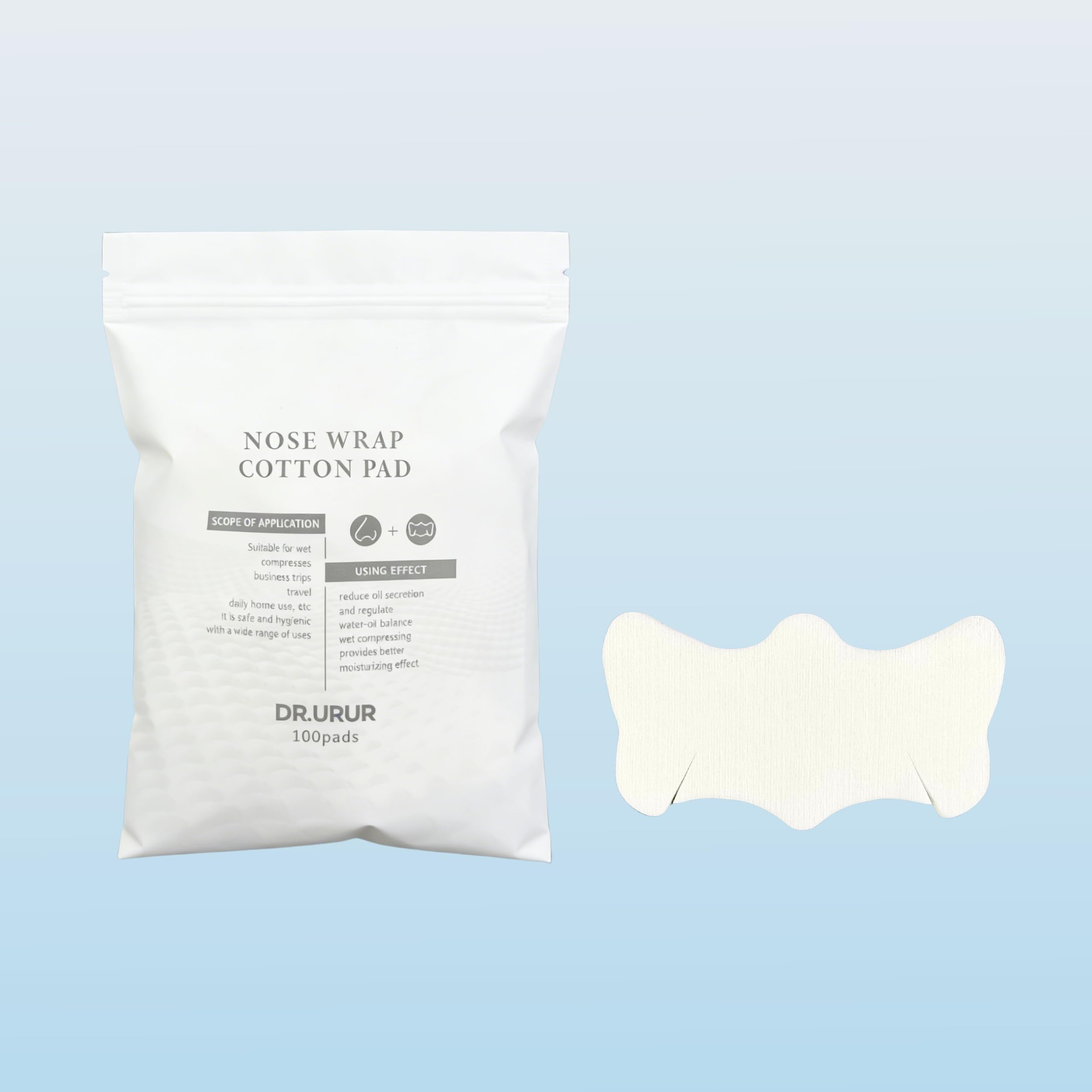 DR.URUR 100 Sheets Skin Wrap Cotton Pads, Thin Elastic Facial Masks for DIY Sheet Mask and Toner Pads, Korean Skincare Tool (3.1