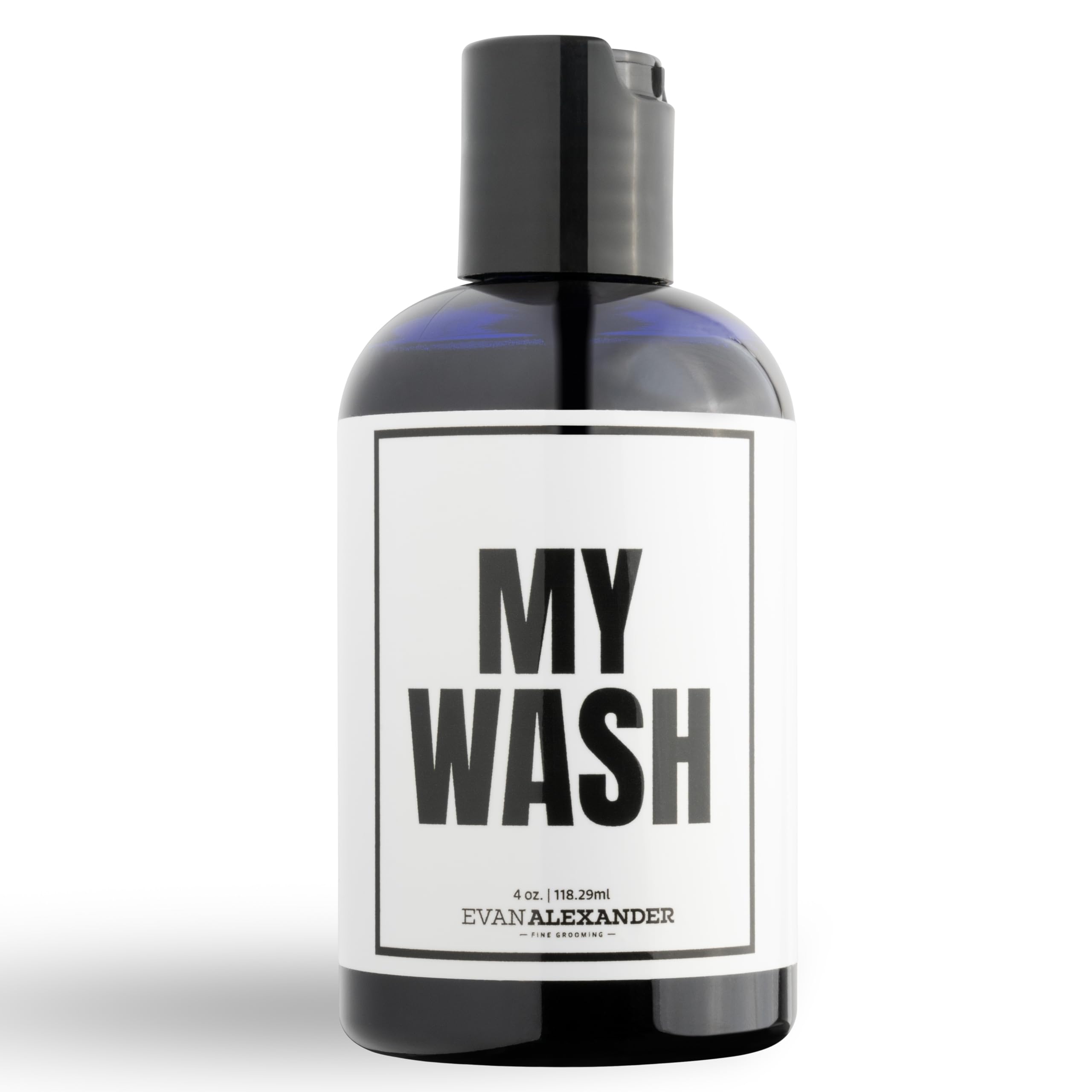 Evan Alexander Fine Grooming MY Wash Beard Shampoo | Removes Product Buildup, Cleanses, Moisturizes, and Hydrates | with Charcoa