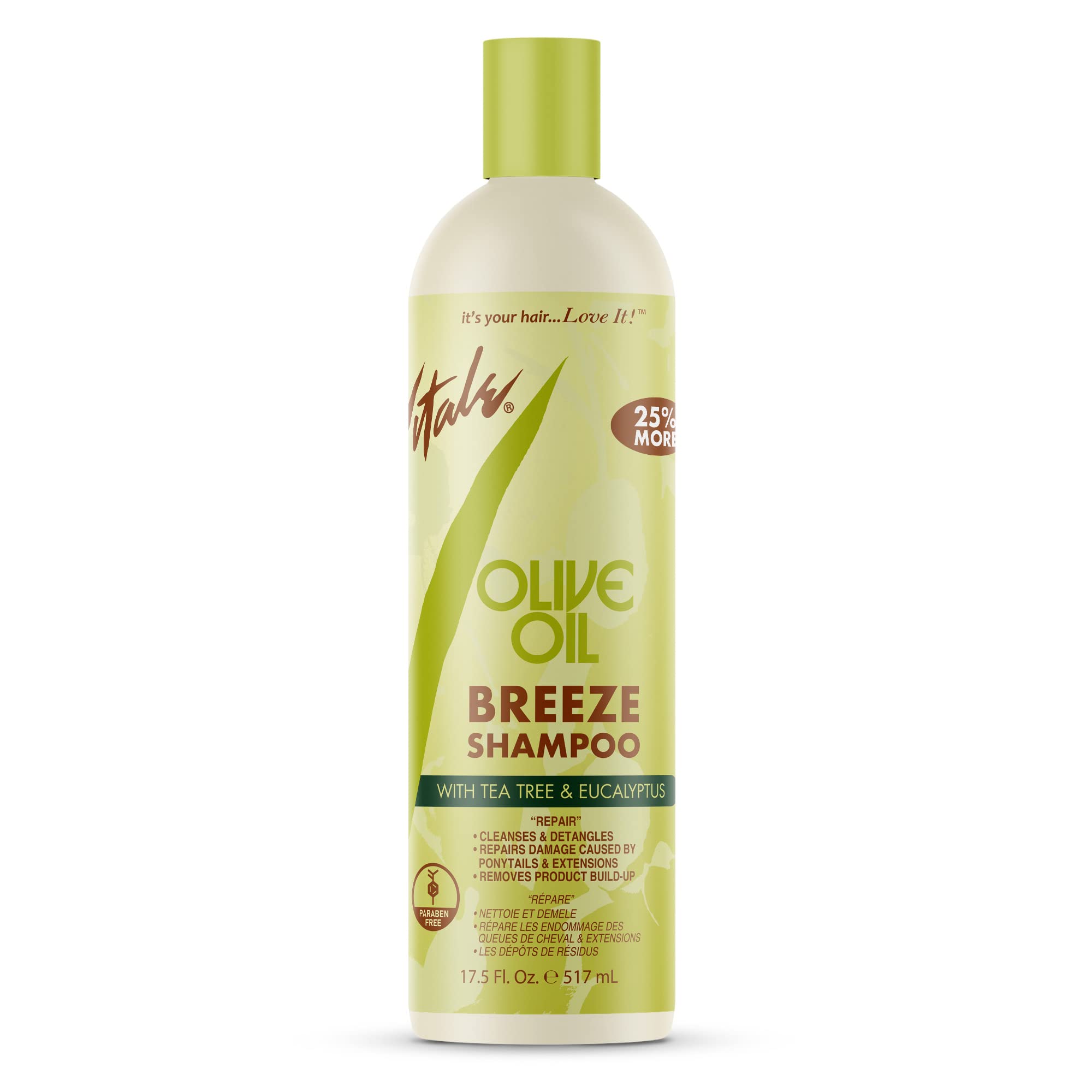 VITALE Olive Oil Breeze Shampoo, 14 Oz