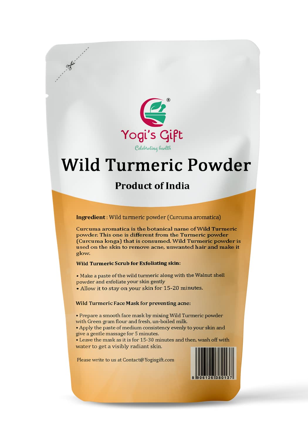 Kasturi Turmeric Powder For Skin Care | Wild Turmeric Powder | Aka Kasturi Manjal Powder | Best For Preparing Turmeric Face Mask