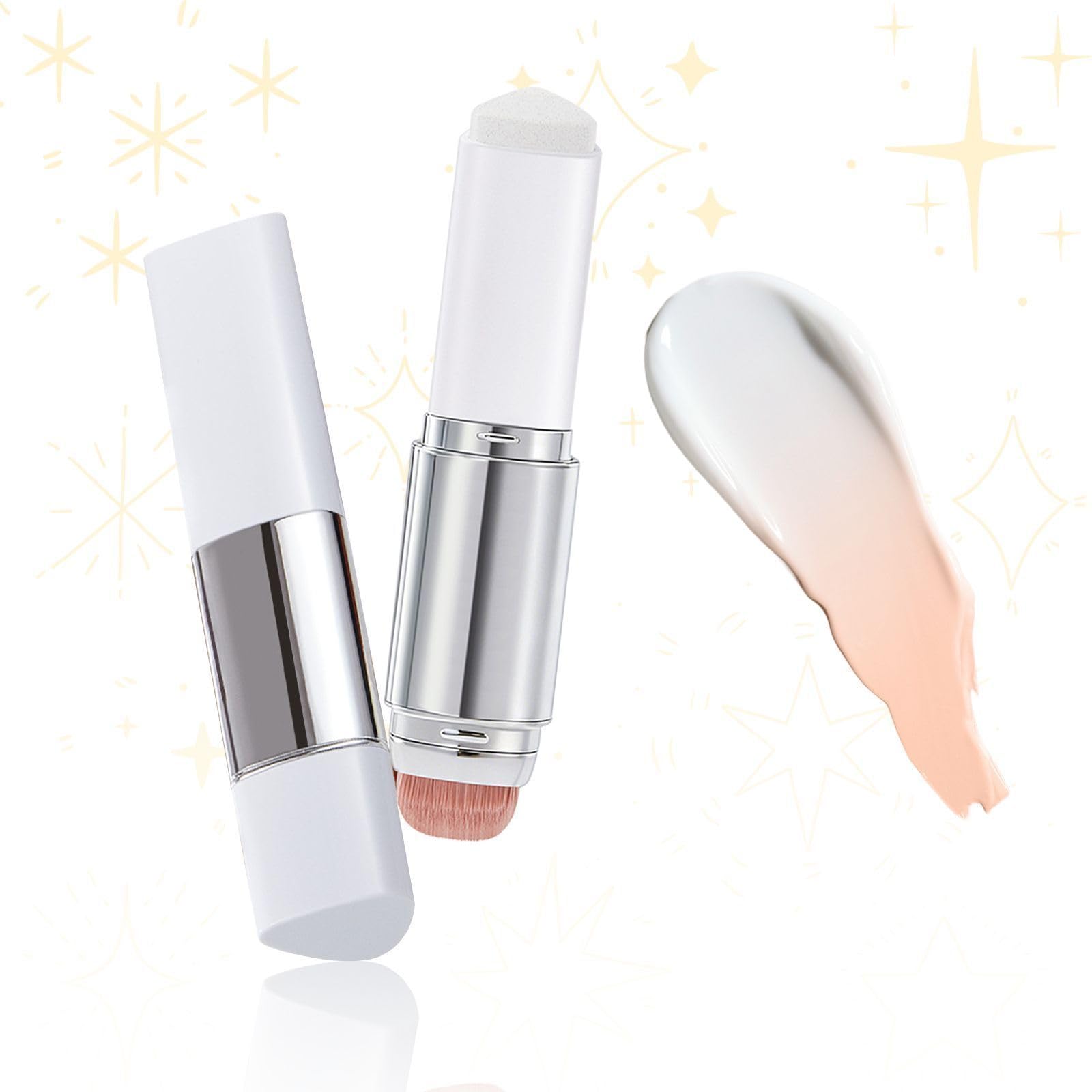 Color Changing Foundation Stick  White Foundation for Older Women Natural