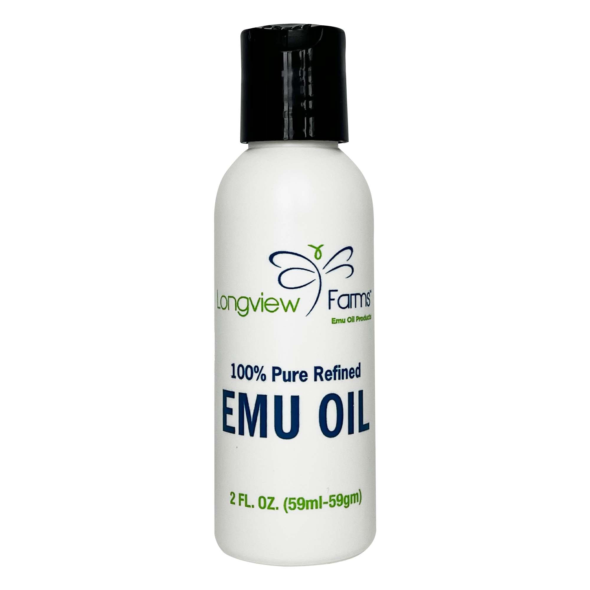 Longview Farms Emu Oil - Hair And Body Oil - 100% Pure & Refined Emu Oil | Organic Emu Oil For Healing, Pain, & Hair Growth | Pr