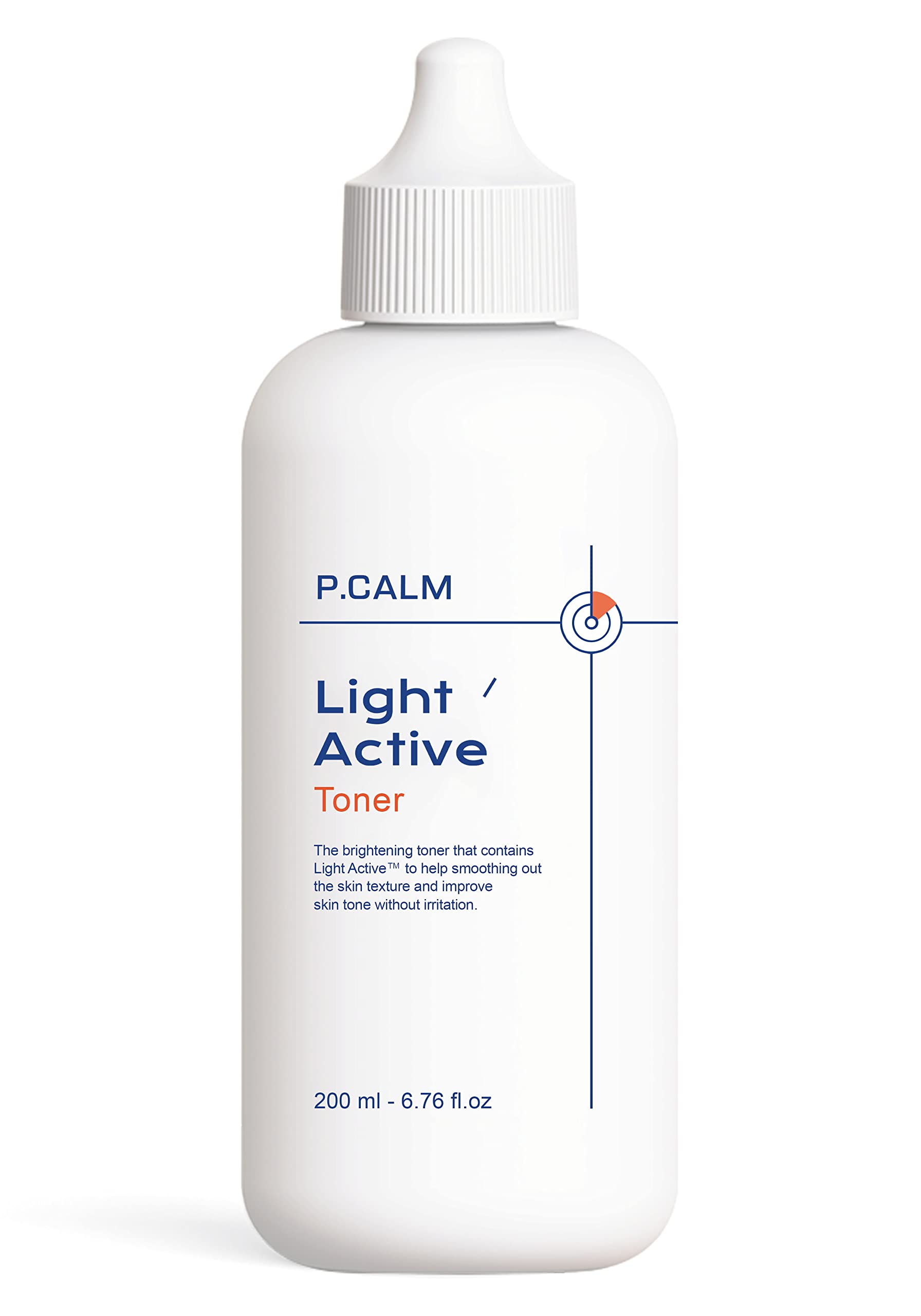 P.CALM Light Active Toner 6.7 fl.oz | Vegan Hyperpigmentation Dark Spot Correction Facial Toner for Sensitive Skin | Korean Skin