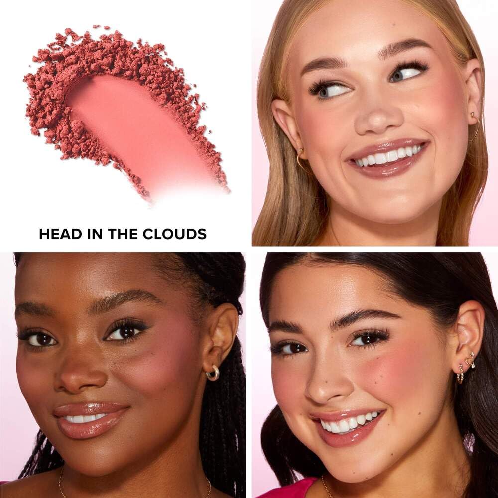 Too Faced Cloud Crush Blush | Vegan + Cruelty Free, 0.18 Ounce, Head in the Clouds
