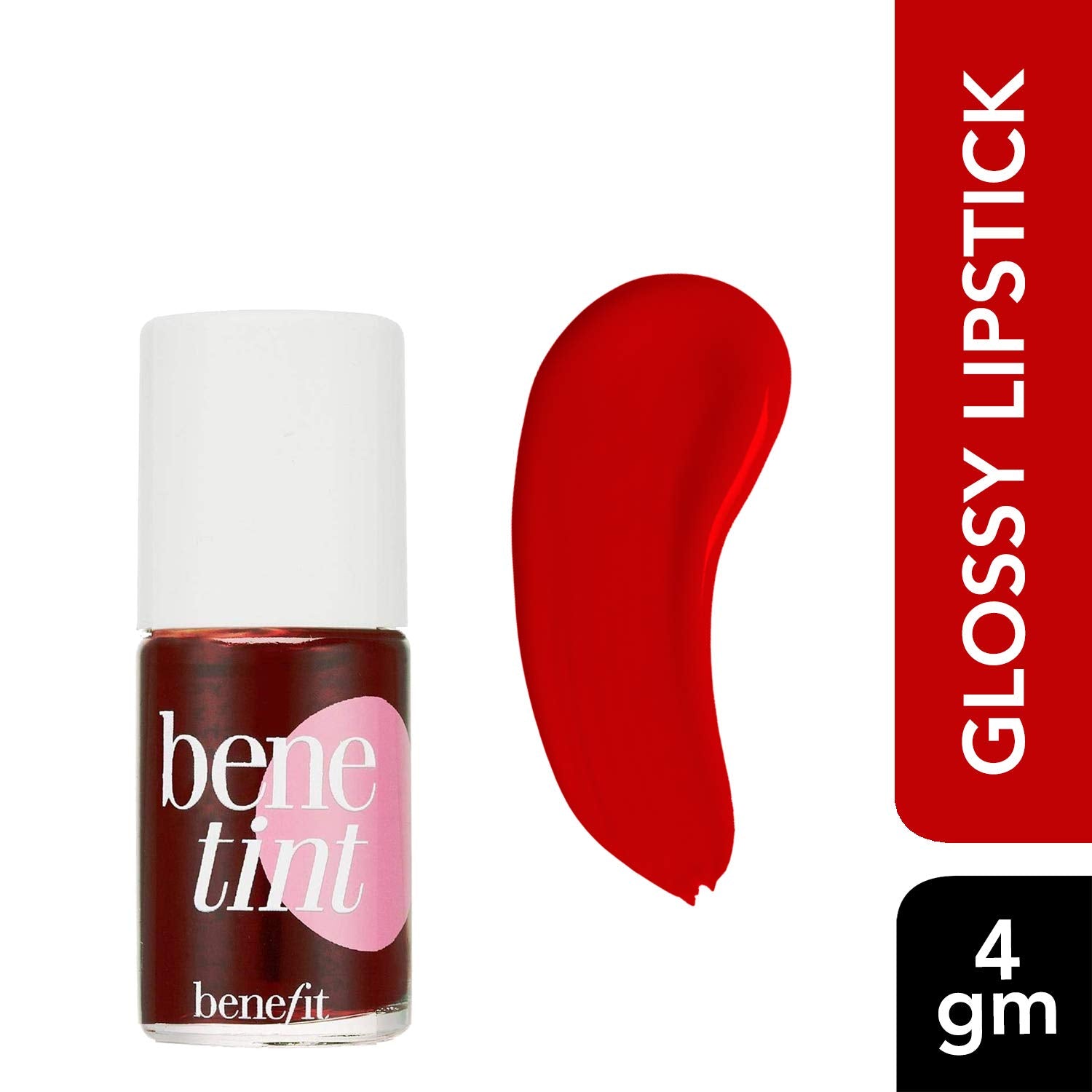Benefit Benetint Lip & Cheek Stain - Travel Size 0.13oz - Red - Perfect for a Natural Flush