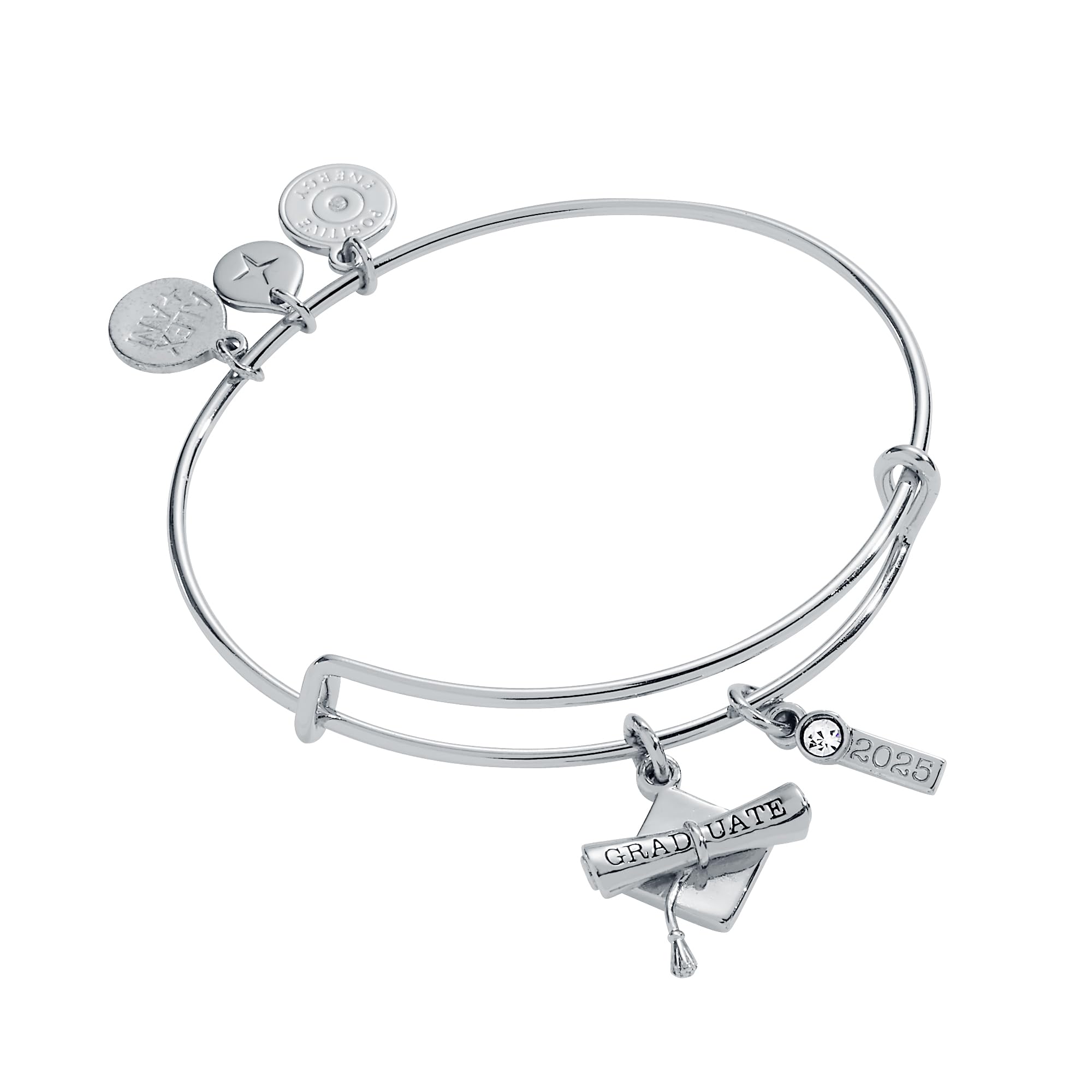Alex and Ani 2025 Graduation Charm Bangle