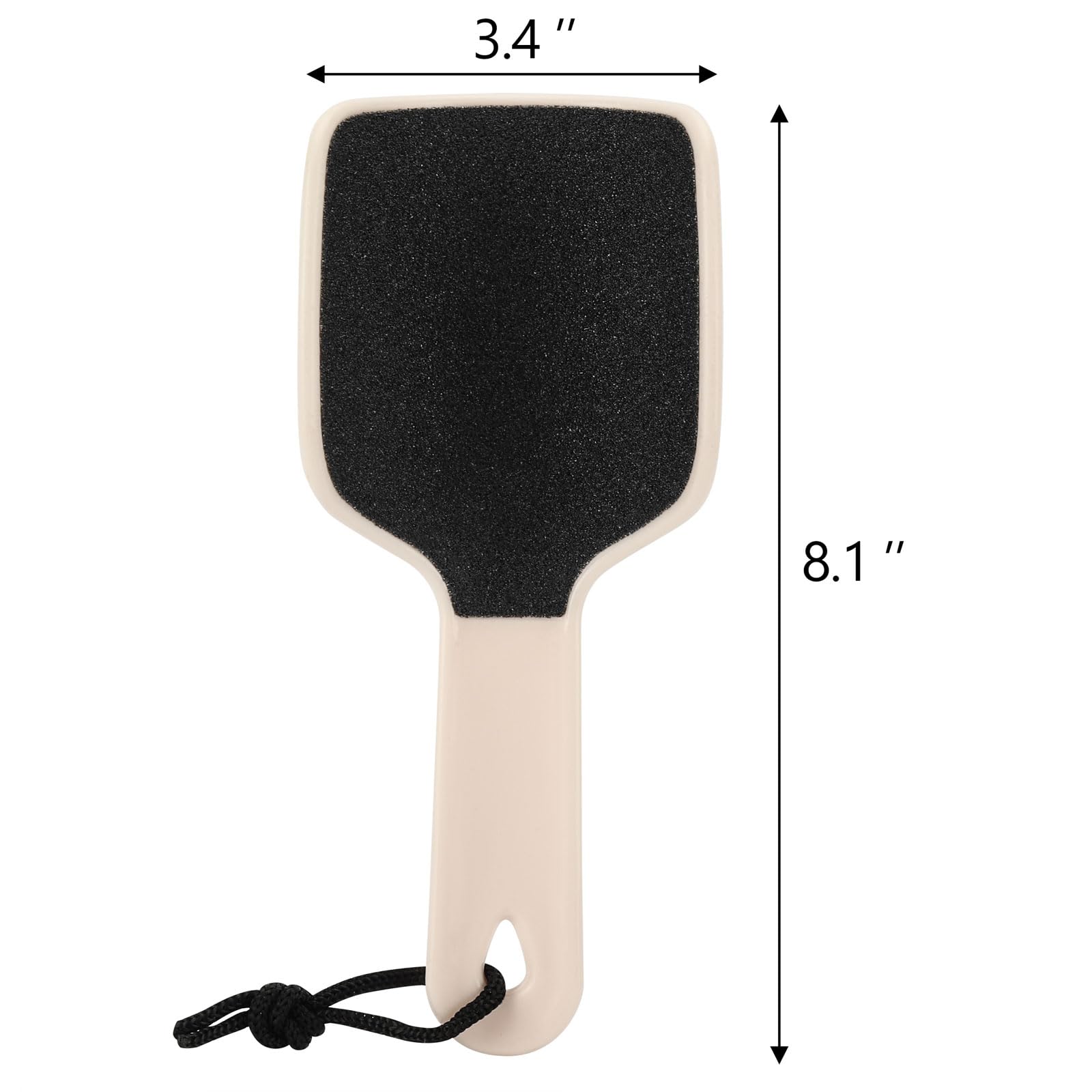 2 Pcs Curved Foot File Callus Remover for Feet, Double Sided Heel File Scraper U Shaped Foot Scrubber Dead Skin Remover