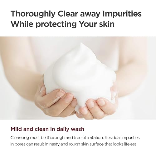 Ma:Nyo Deep Pore Cleansing Soda Foam Daily Face Wash, Non Irritating, With Vitamin C, Chamomile For Women And Men Korean Skin Ca
