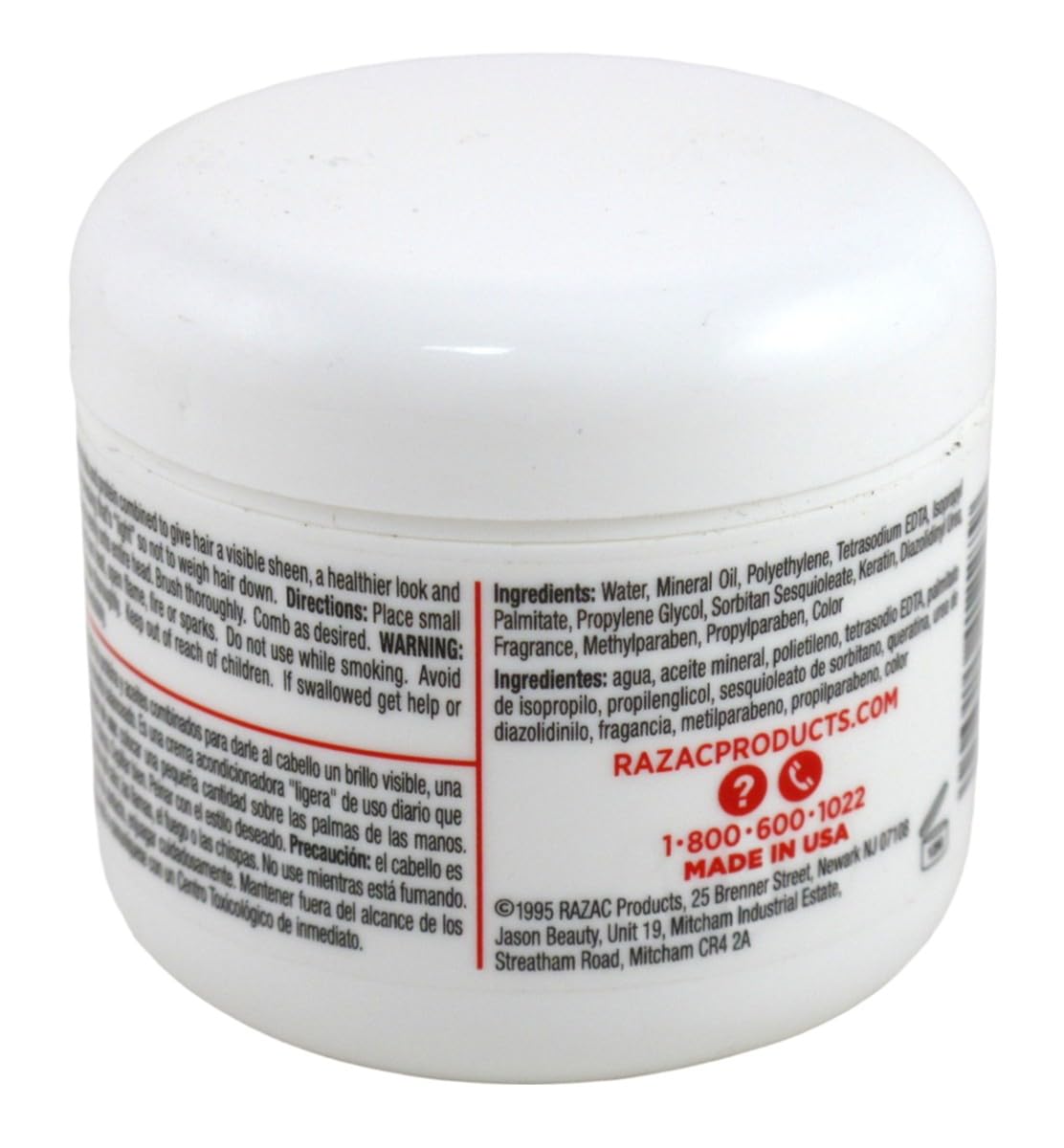Razac Perfect For Perms Finishing Creme 4 Ounce (Pack of 3)