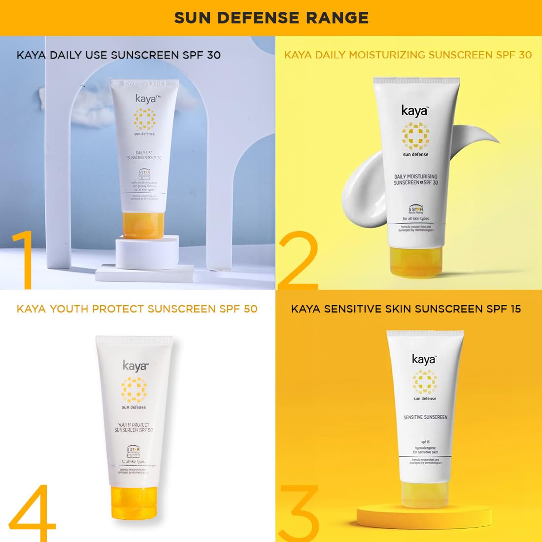 Kaya Skin Clinic Daily Use Sunscreen Spf 30, 75Ml