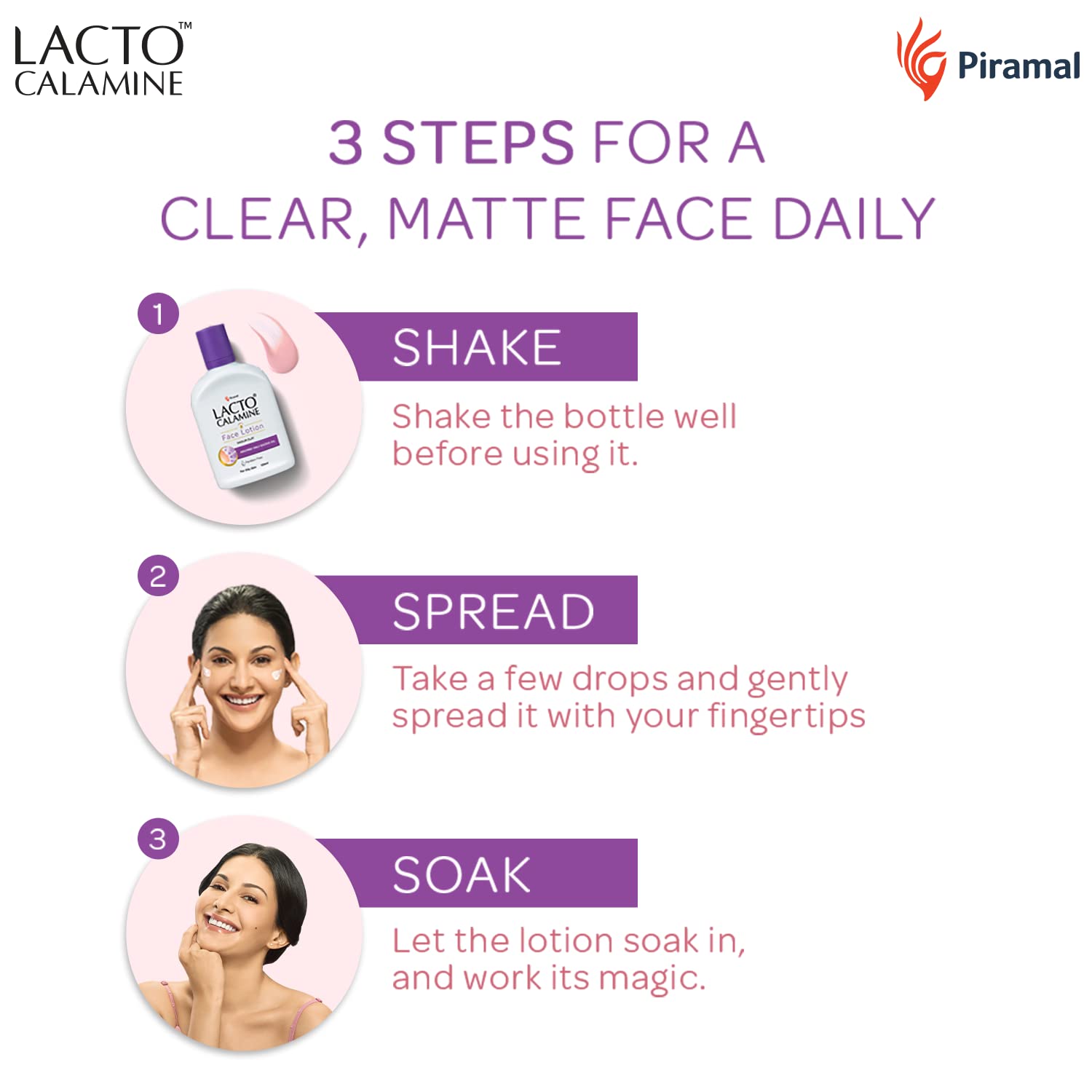 Lacto Calamine Daily Face Moisturizing Lotion for Oily Skin, 4.06 Fl Oz (120 ml), for Pimples, Acne, Dark Spots, and Blackheads
