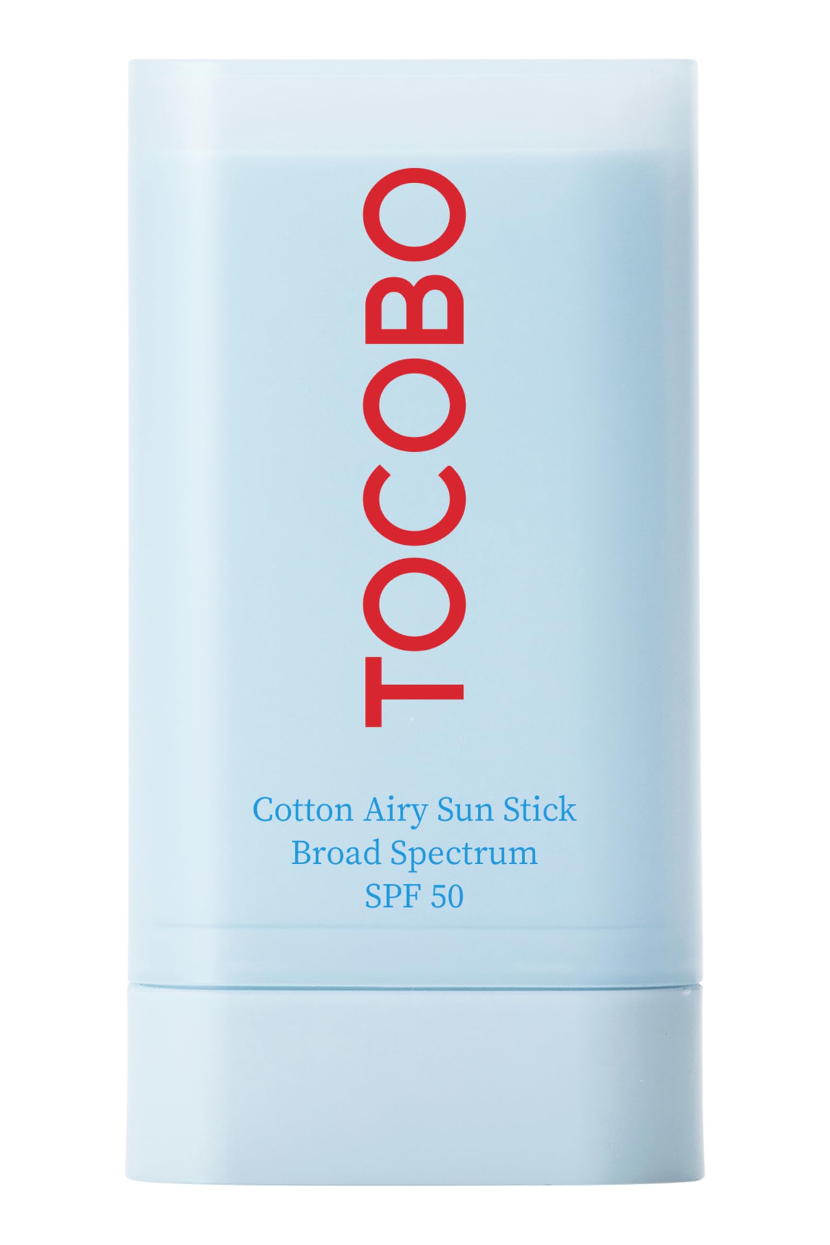 Cotton Airy Sun Stick SPF 50 Broad Spectrum Korean Matte Sunscreen Stick for Face - Travel Size Sebum Control Sunblock -Vegan, L
