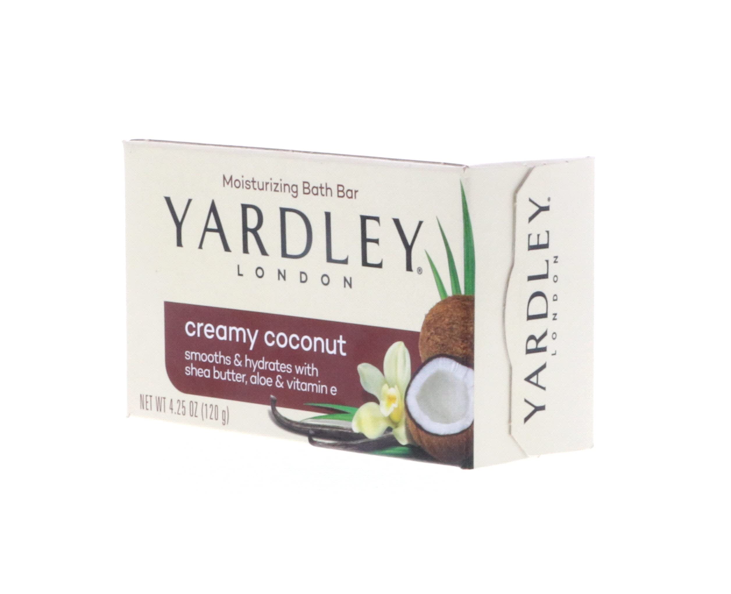 Yardley Creamy Coconut Moisturizing Bath Bar