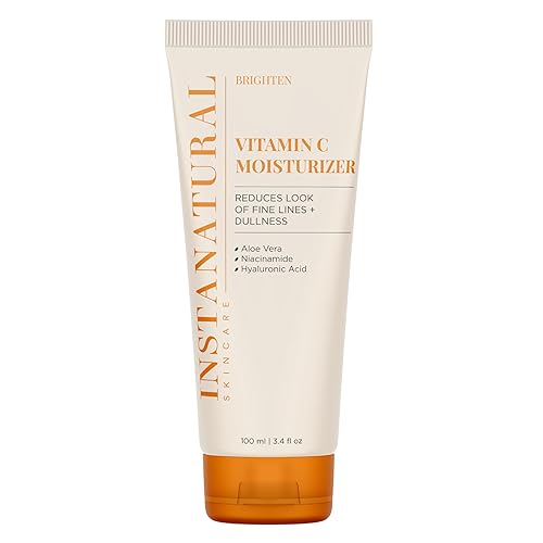 Instanatural Vitamin C Moisturizer Face Moisturizing Cream, Brightens And Reduces The Look Of Fine Lines And Wrinkles, With Hyal