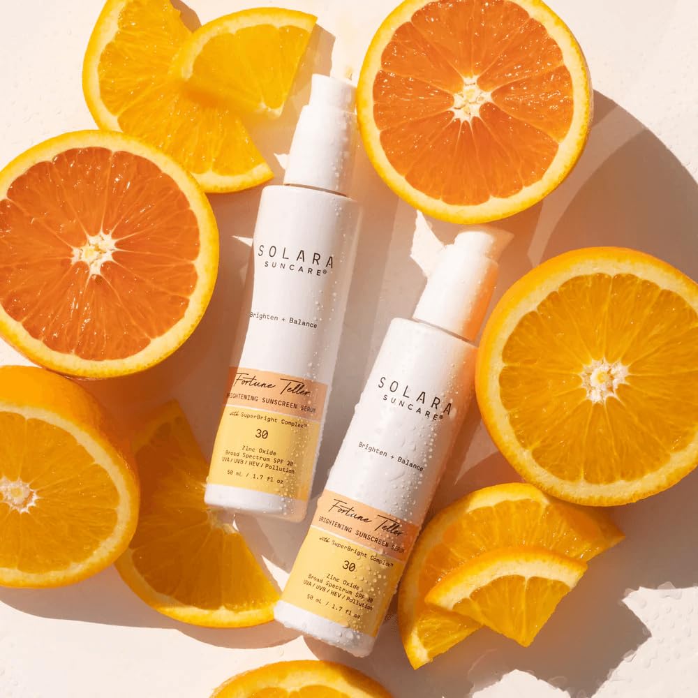 Solara Suncare - Fortune Teller Tint 1 Serum, SPF 30 | EWG Verified, Vegan, Cruelty Free, Reef friendly | Unscented, Lightweight