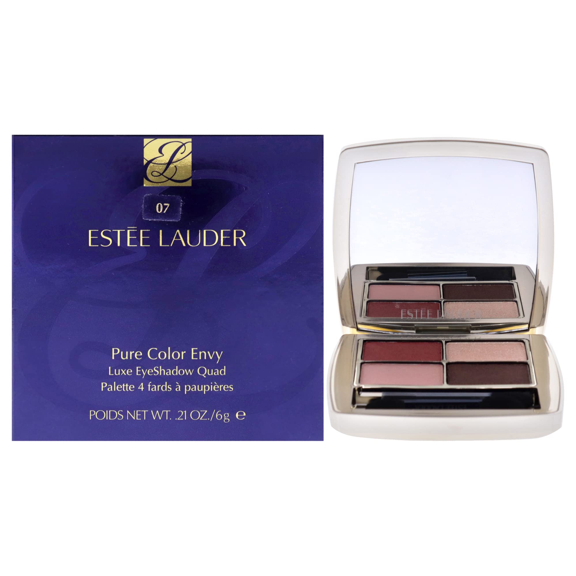 Estee Lauder By Estee Lauder Pure Color Envy Luxe Eyeshadow Quad - # 07 Boho Rose --6G021Oz(D0102H5Fy7X)