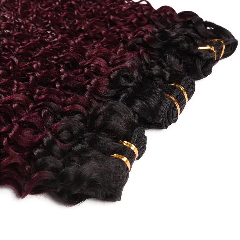 Feel Me Ombre Brazilian Hair Weave Bundles Water Wave Human Hair Bundles 8A Mink Unprocessed Brazilian Water Wave Virgin Hair Bu
