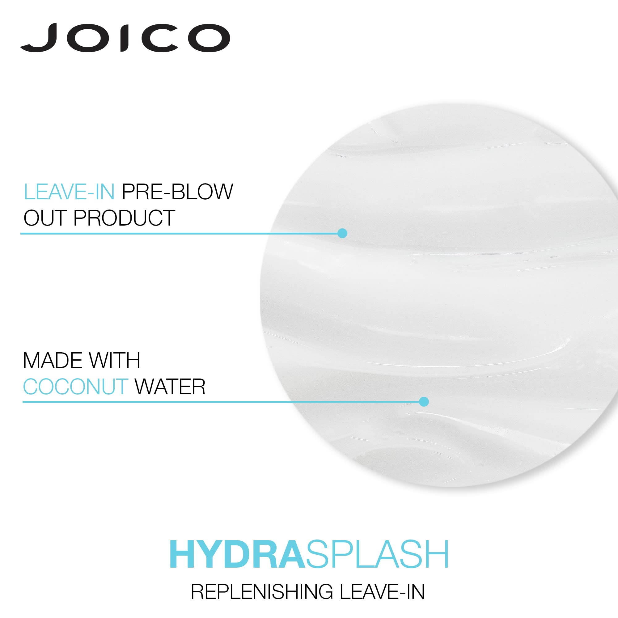 Joico Hydrasplash Replenishing Leavein For Fine Hair, 3.38Ounce, 2 Count