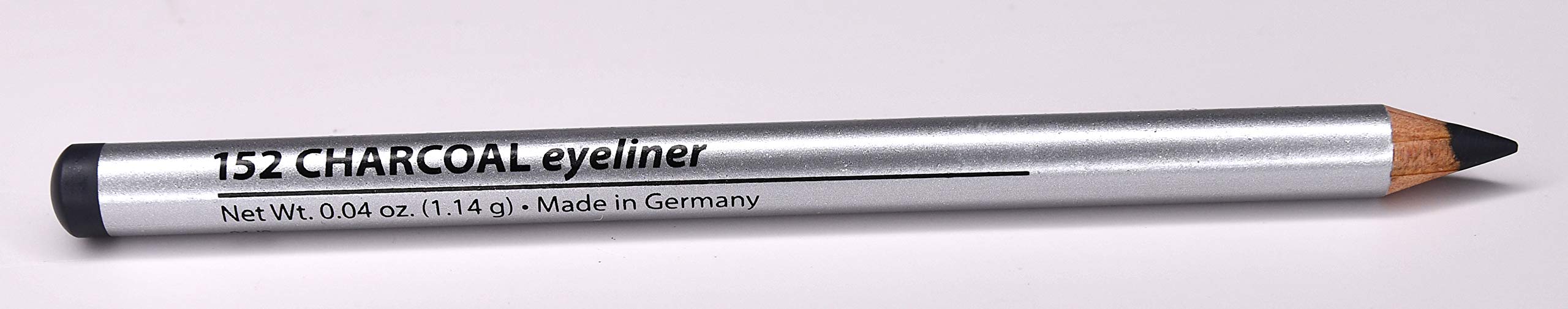 Pure Ziva Charcoal Dark Matte Grey Gray Sexy Smoke Wooden Eyeliner Pencil, Hd Professional Eye Liner Smudge Proof Highly Pigment