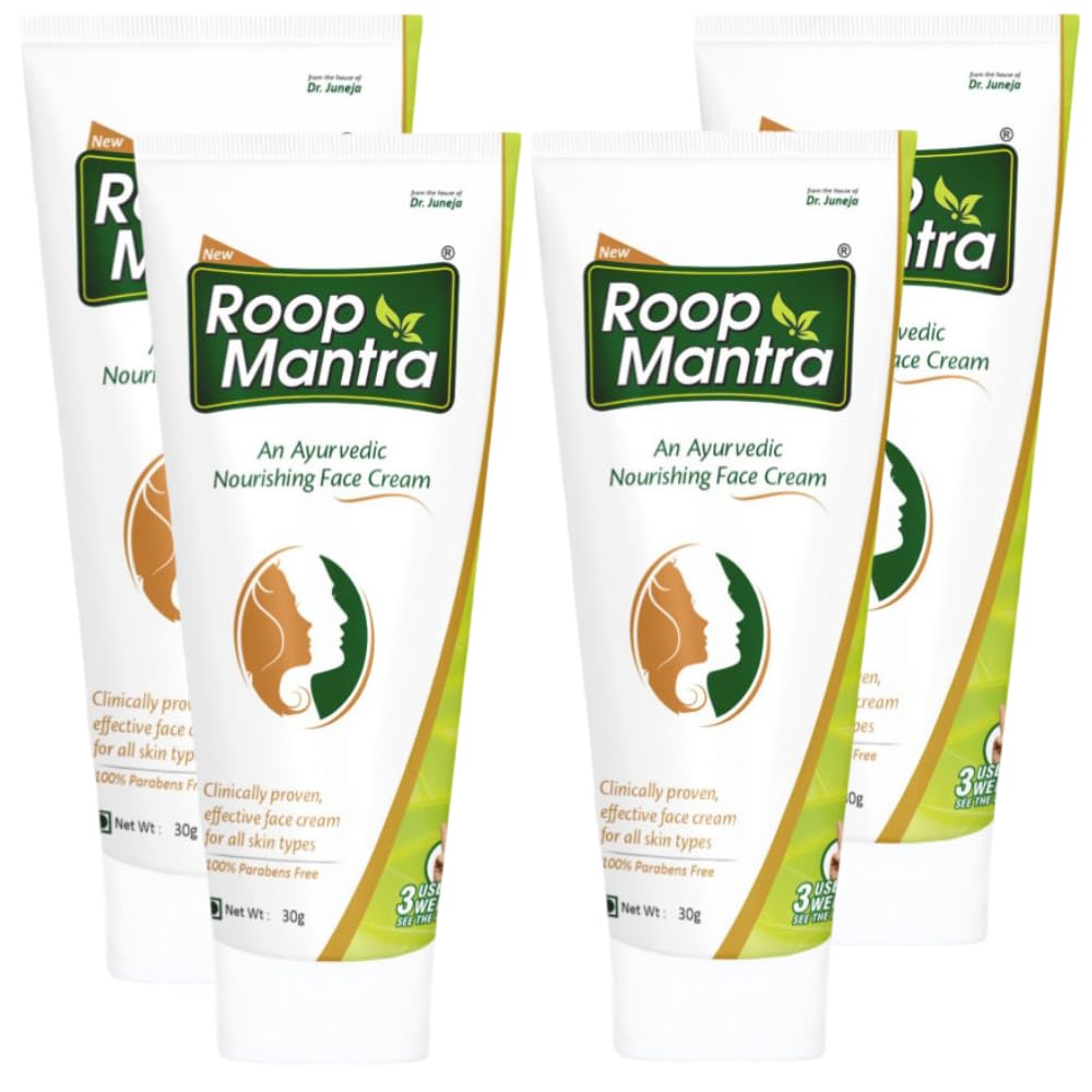 Roop Mantra Fairness Face Cream 30Gm Ayurvedic (Pack Of 4)