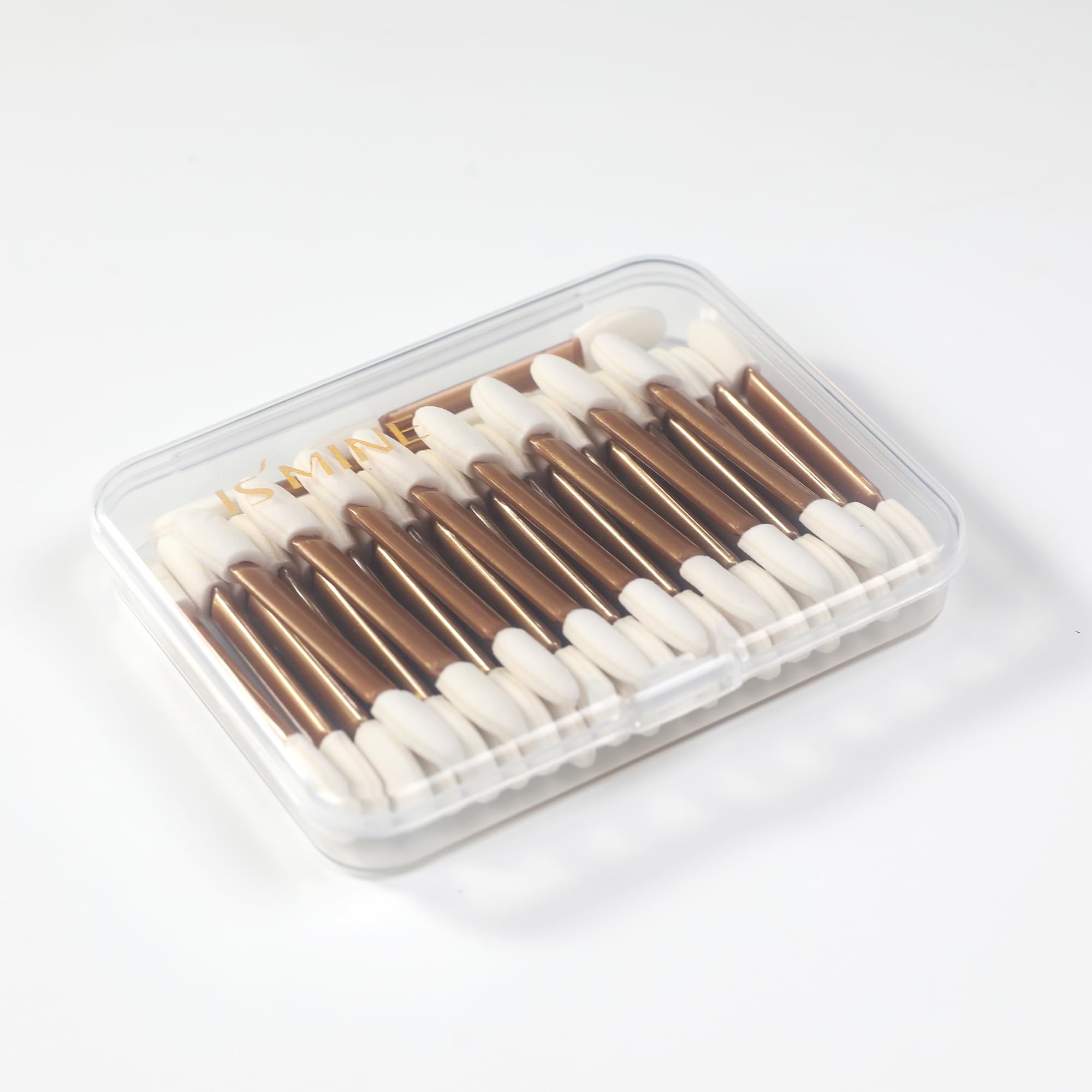 IS'MINE Eyeshadow Applicators, 50pcs Double Sided Disposable Eyeshadow Brush 2.4 Inch Makeup Applicator