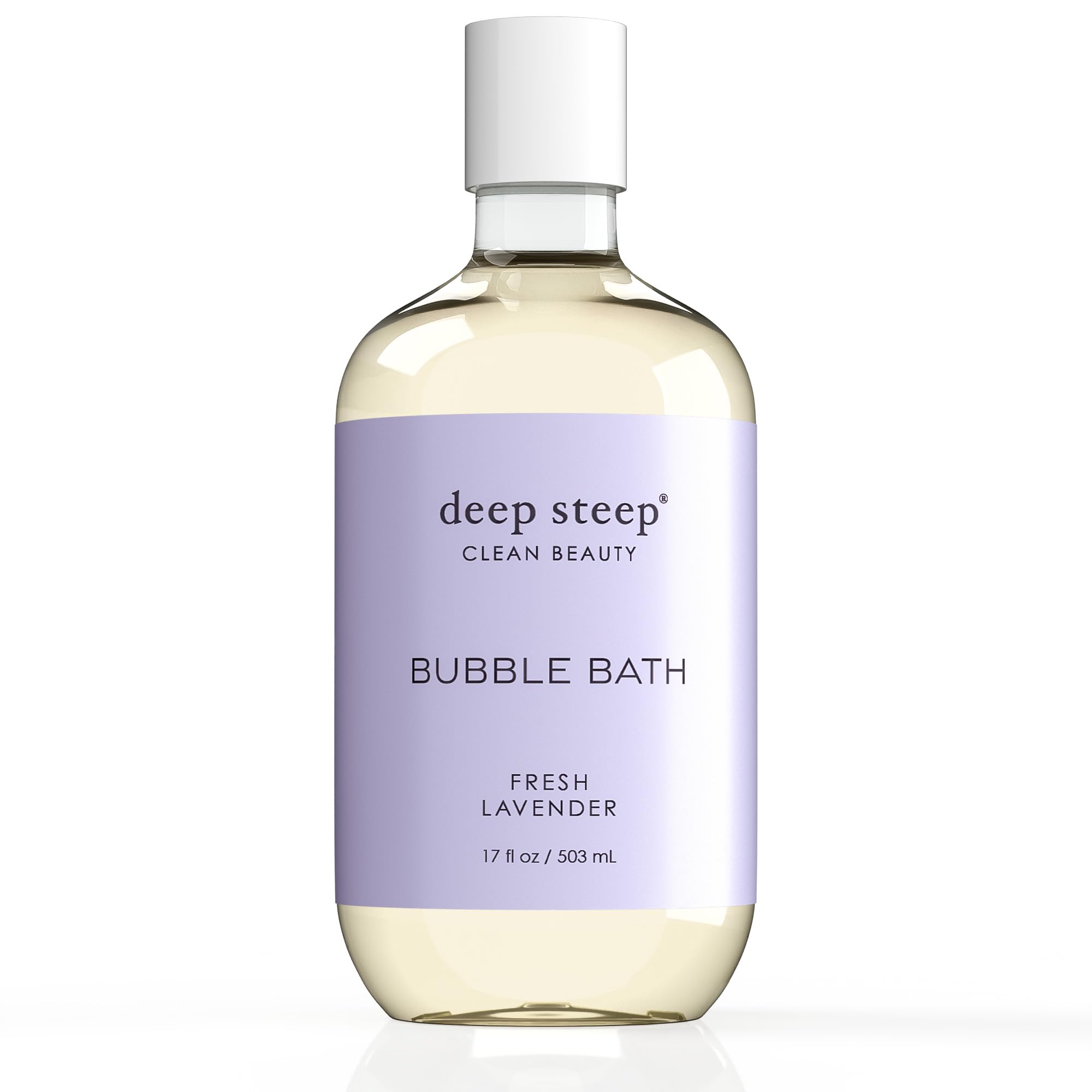 Deep Steep Bubble Bath Fresh Lavender, 17 Ounce