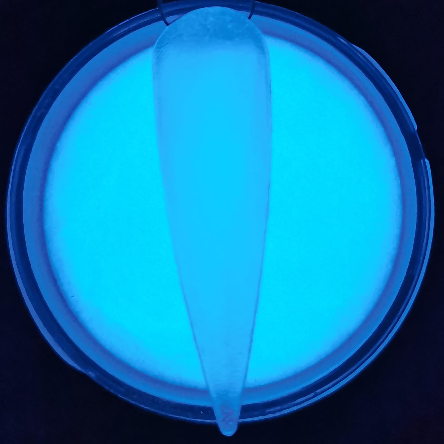 Glow In The Dark Clear Acrylic Nail Powder 2Oz Semi-Transparent Top Coat Powder For Nail Arts (Ap057)