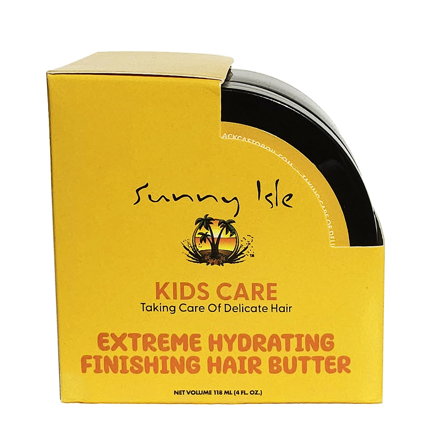 Sunny Isle Kids Care Extreme Hydrating Finishing Hair Butter - Gentle Care, Frizz Control - 4 oz