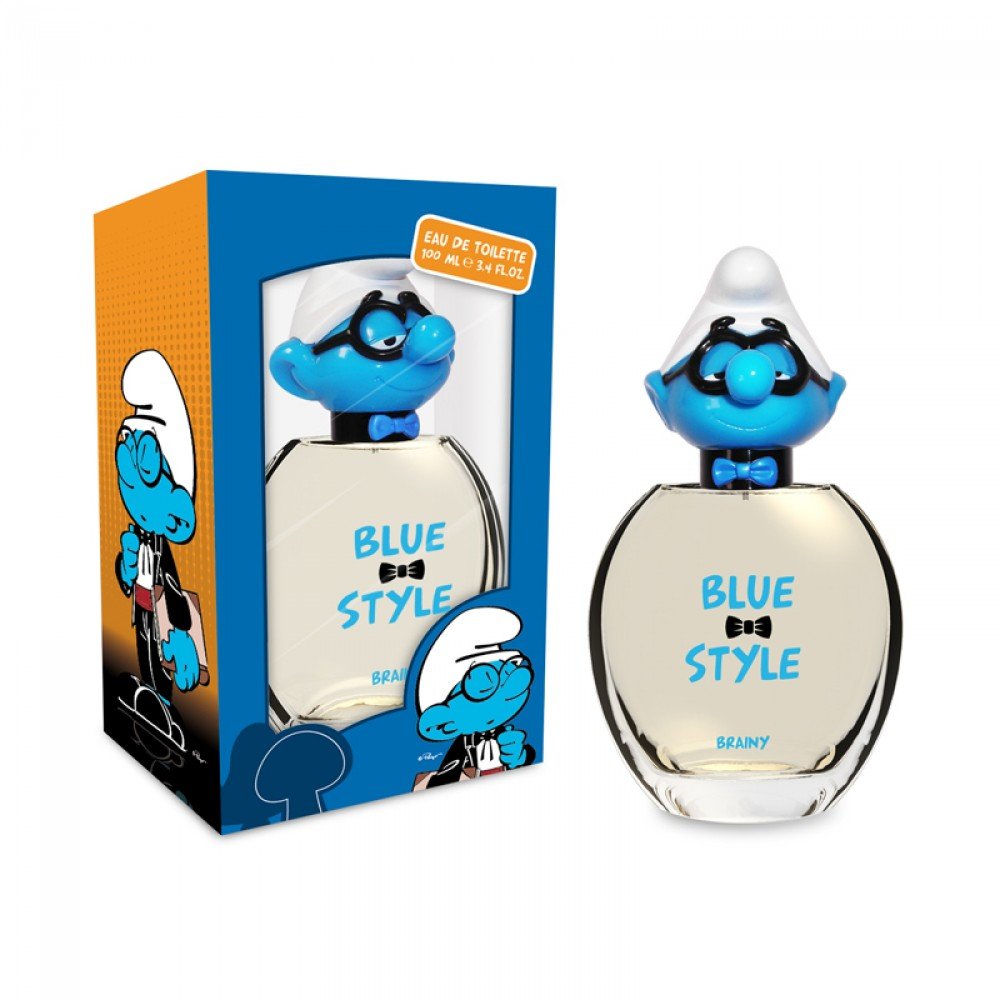 The Smurfs First American Brands - Blue Style Brainy for Kids - 3.4 oz EDT Spray
