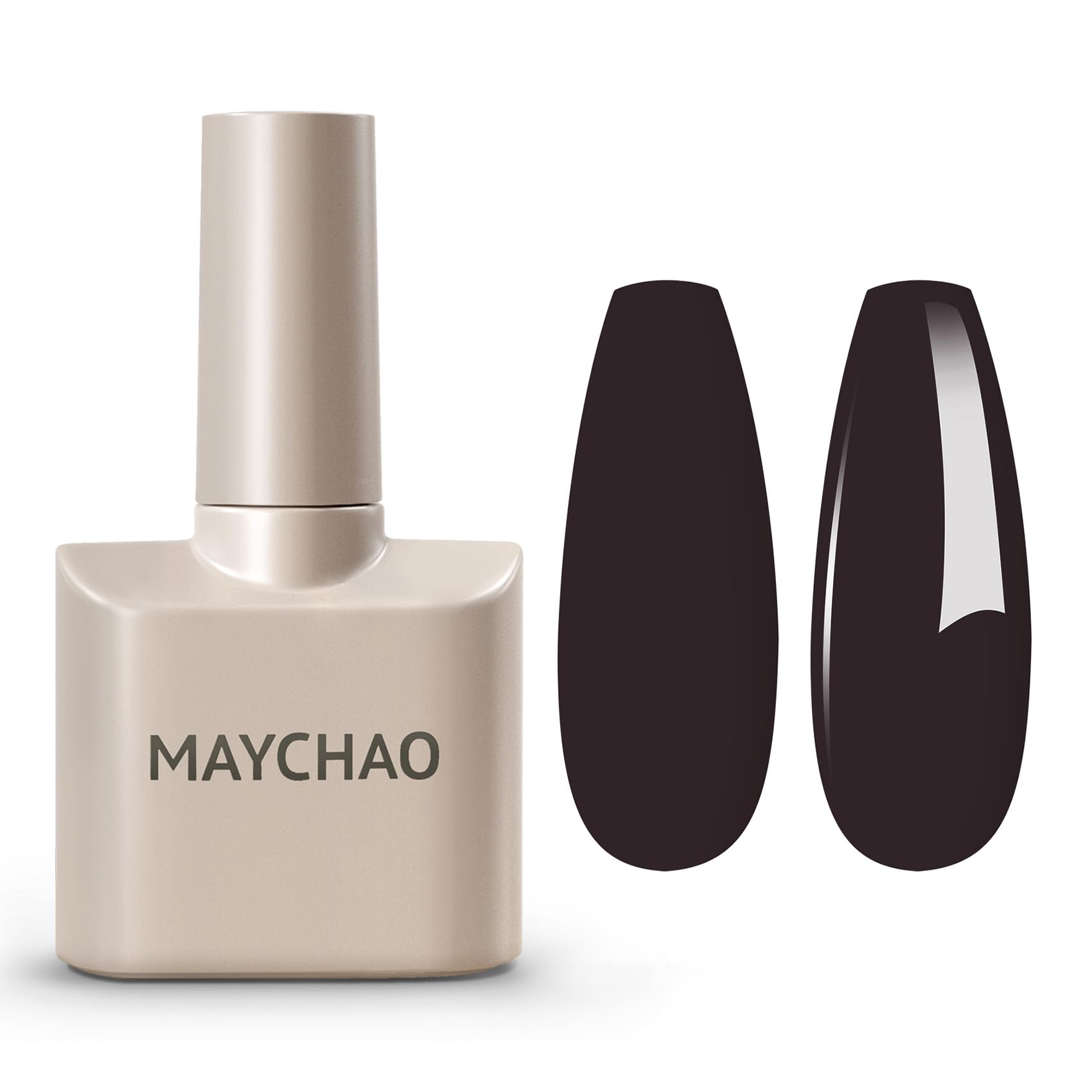 MAYCHAO 15ML Gel Nail Polish 1Pc Chocolate Gel Polish Soak Off UV LED Nail Polish Nail Art Starter Manicure Salon DIY at Home, 0