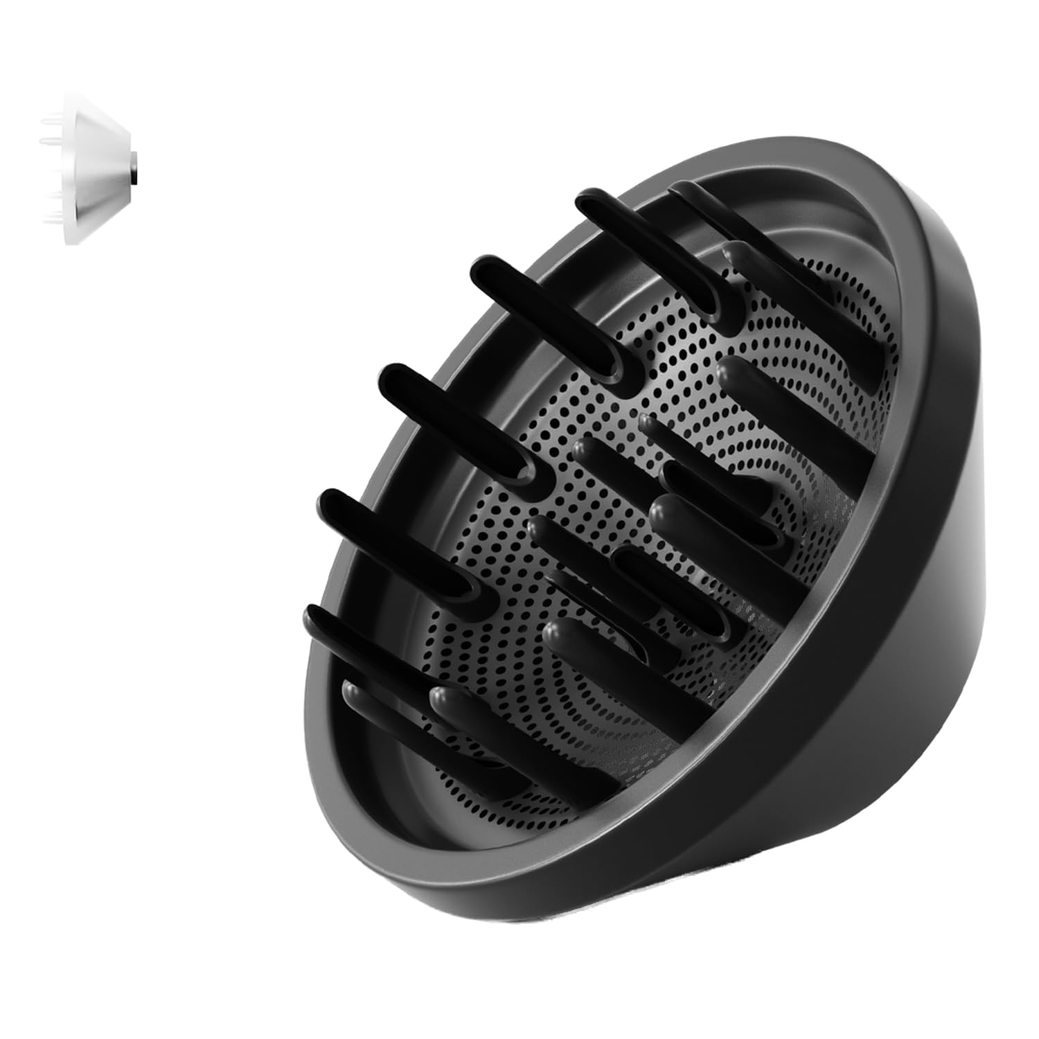 360 Rotating Magnetic Hair Diffuser Attachment For Laifen Hairdryer, Hair Trends High Speed Hair Dryer Difffuser, Compatible Wit