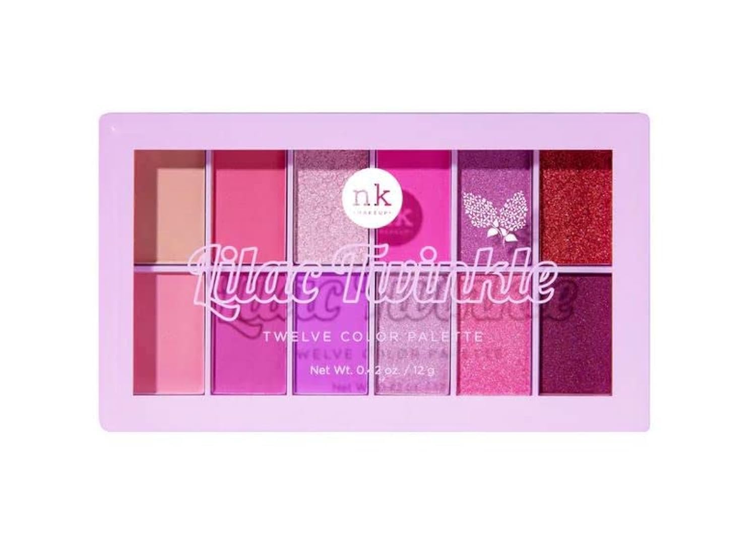 Nicka K Twelve Color Palette ES1203 Lilac Twinkle