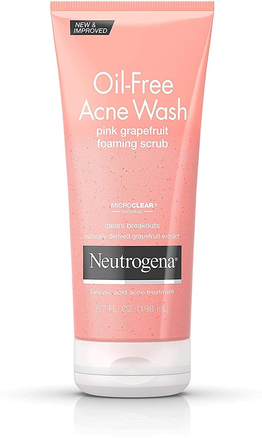 Neutrogena Oil-Free Acne Wash Pink Grapefruit Foaming Scrub 6.70 Oz (Pack Of 3)