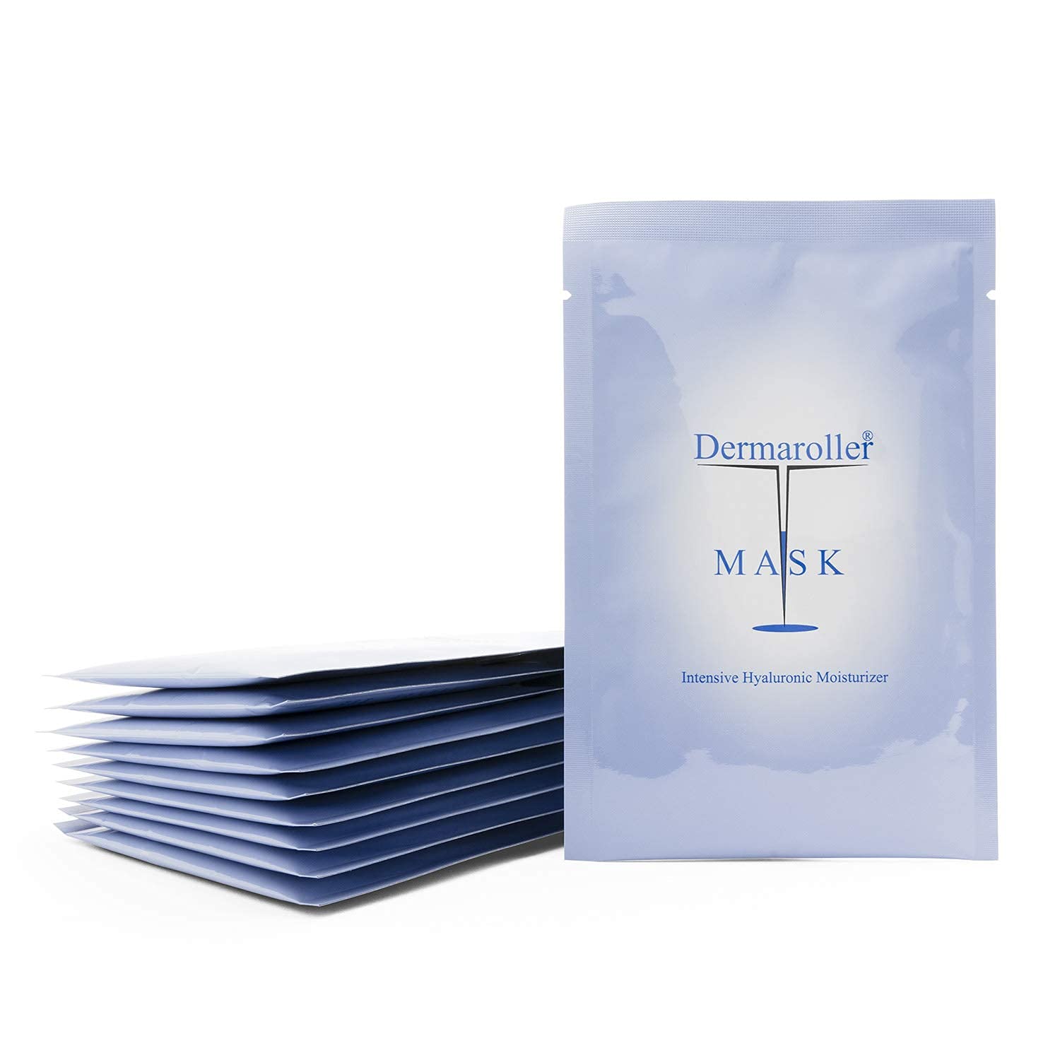 Dermaroller, Silk Face Masks Intensive Hyaluronic Acid Moisturizer with Matriyxl 3000 Tocopherol Boost collagen Hydrate Dry Skin