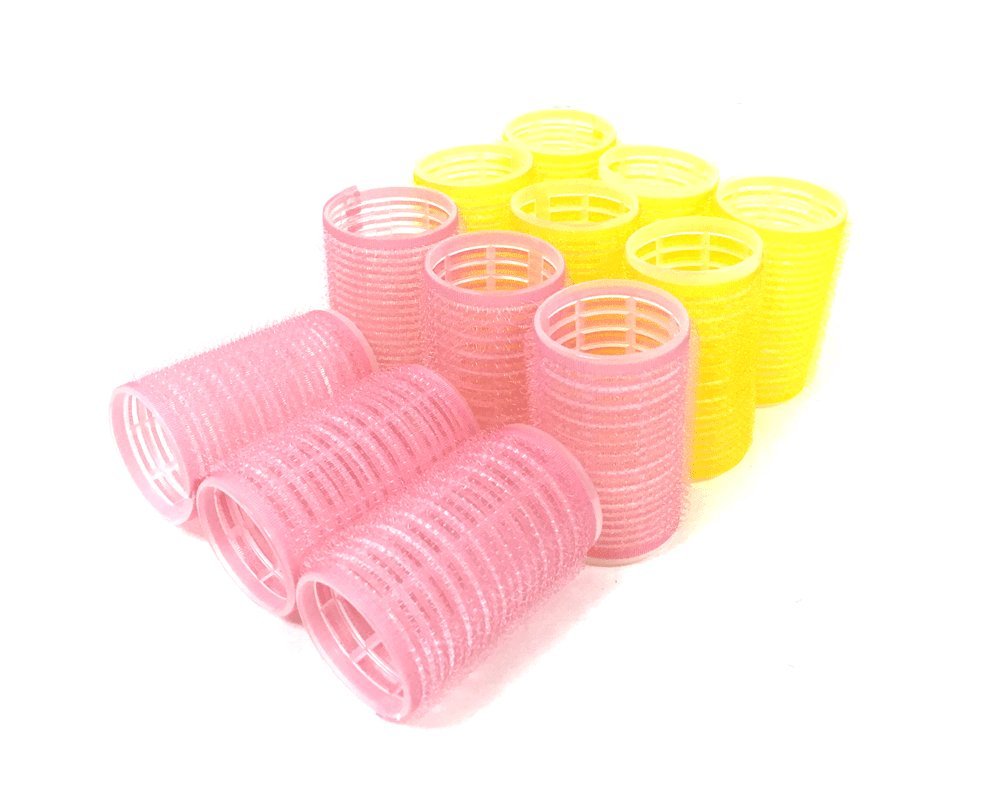 Self Hair Grip Curlers Rollers Pro Salon Hairdressing (Large)