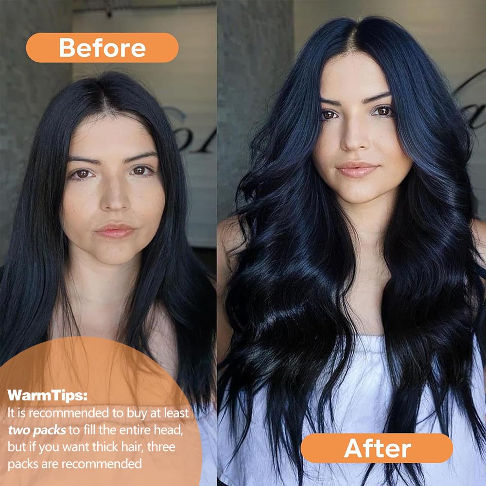 Fb27 Balayage Clip In Hair Extensions Real Human Hair Straight Ombre Clip In Black To Blonde Human Hair Extensions Highlight Cli
