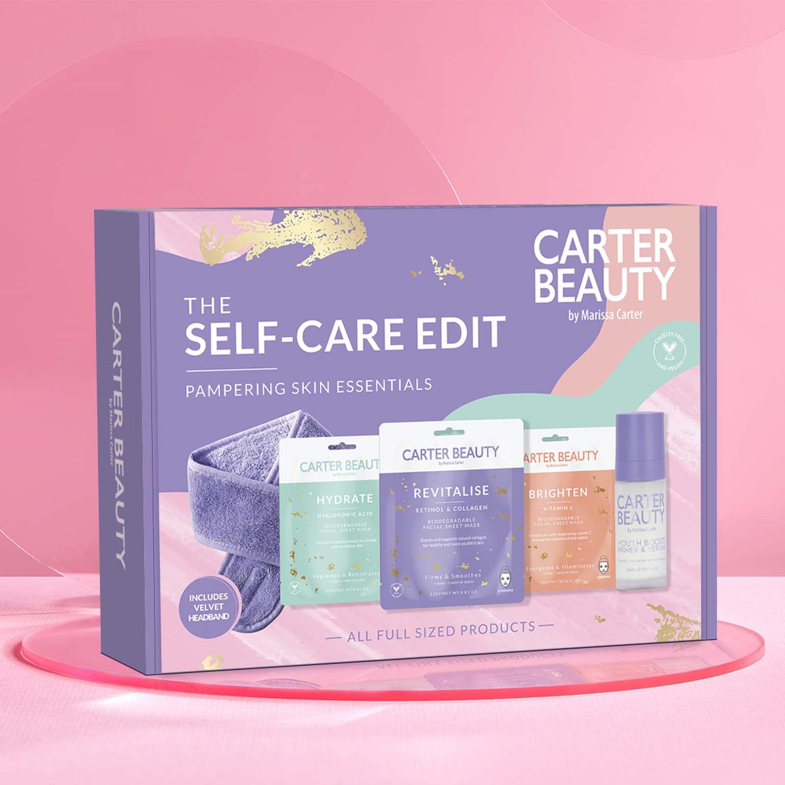 Carter Beauty The Self-Care Edit Set for Women 5 Pc